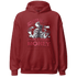 High 85 Metallic Burgundy 1s Hoodie Match Scared Money - NastyJamz