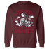 High White Team Red 1s Sweatshirt Match Scared Money - NastyJamz