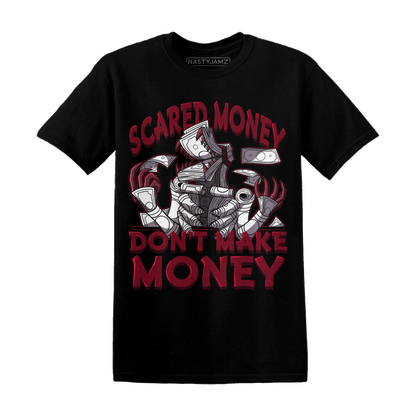 High White Team Red 1s T Shirt Scared Money - NastyJamz