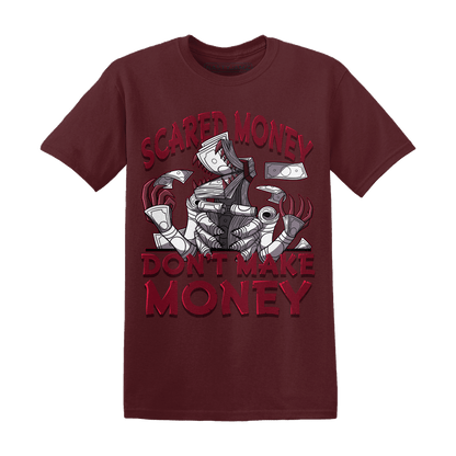 High White Team Red 1s T Shirt Scared Money - NastyJamz