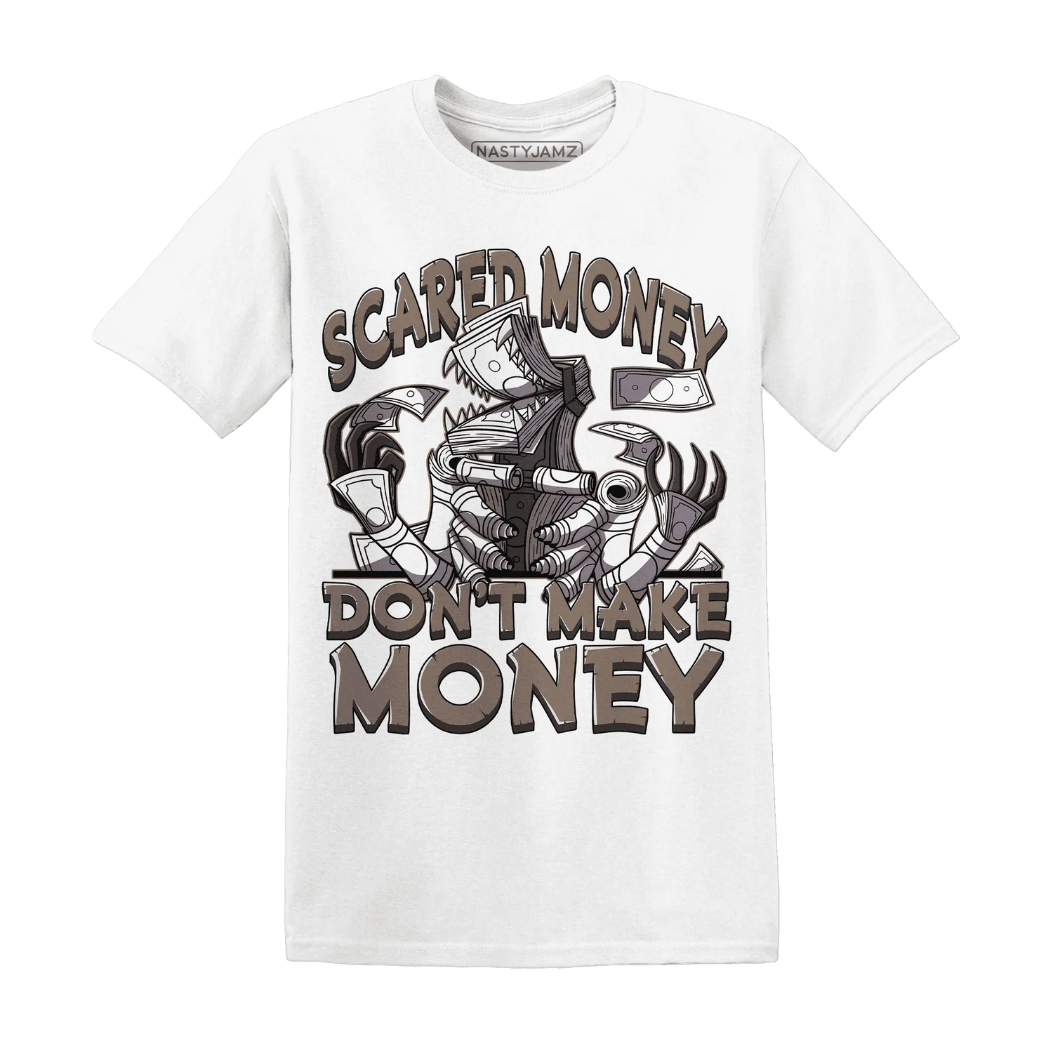 NastyJamz-Low-Mocha-1s-T-Shirt-Match-Scared-Money