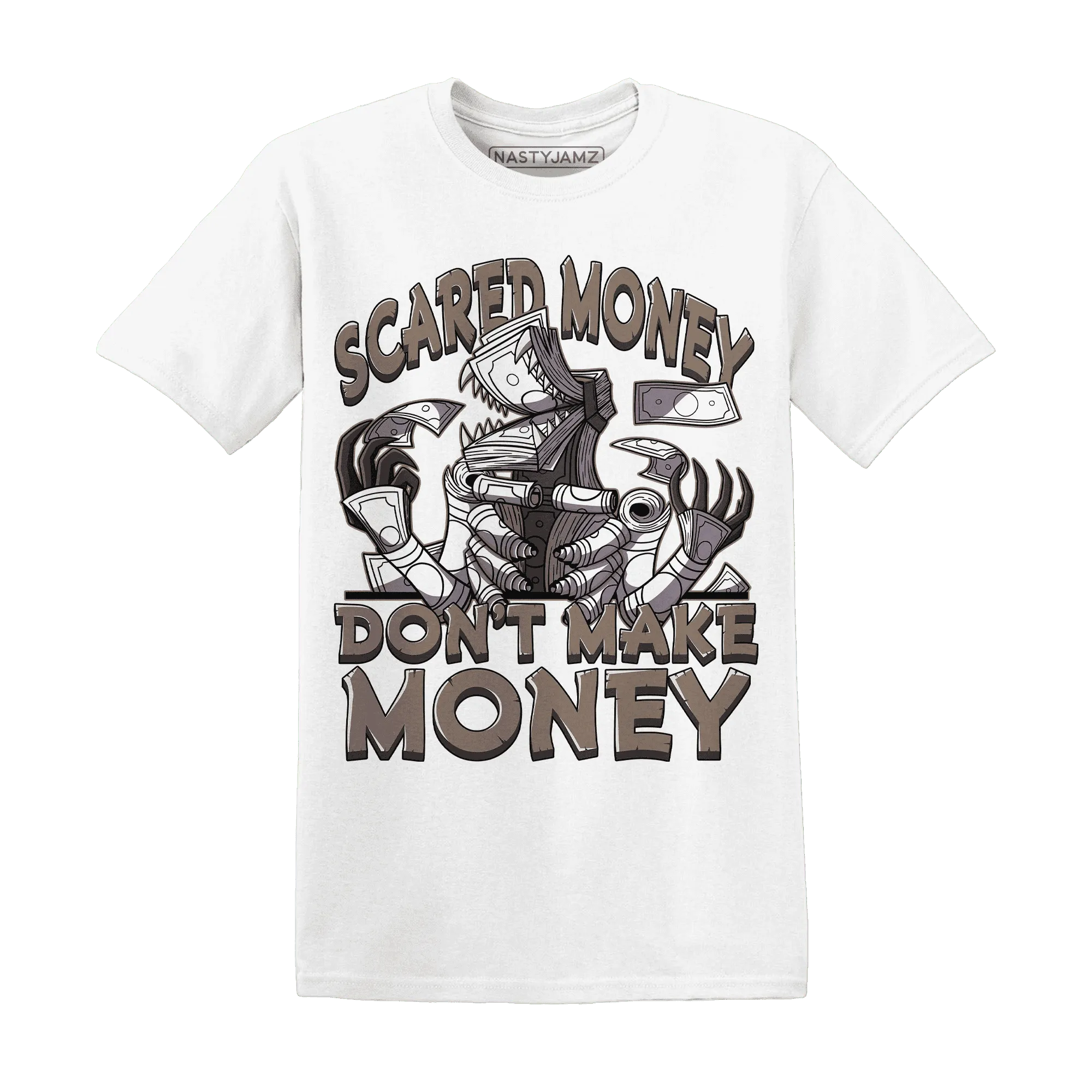 NastyJamz-Low-Mocha-1s-T-Shirt-Match-Scared-Money