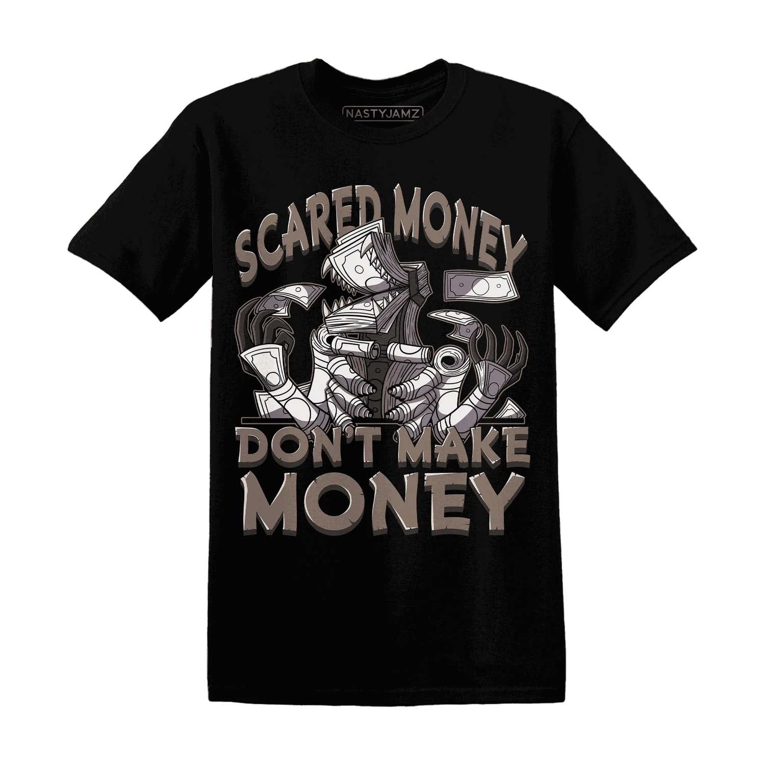 NastyJamz-Low-Mocha-1s-T-Shirt-Match-Scared-Money