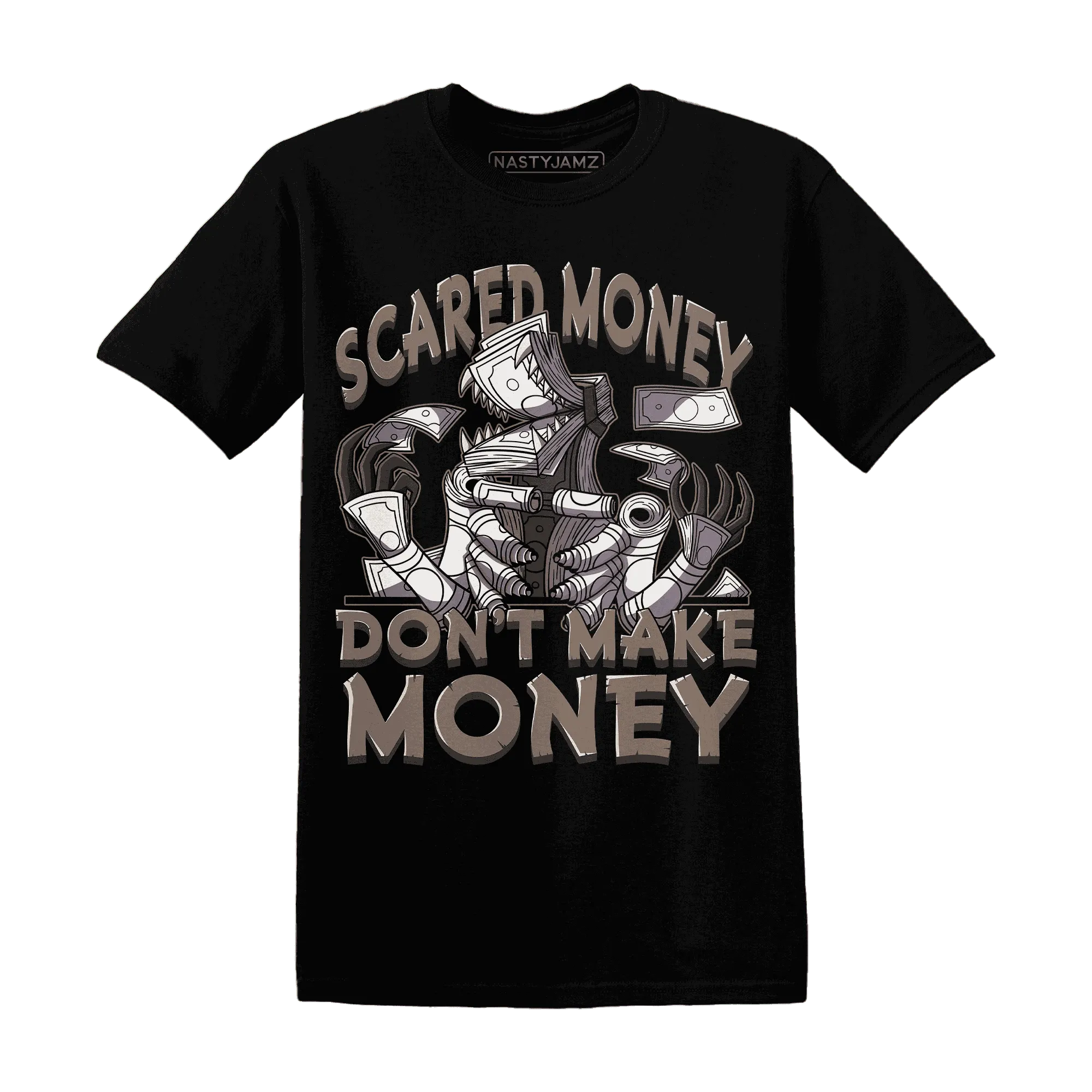 NastyJamz-Low-Mocha-1s-T-Shirt-Match-Scared-Money