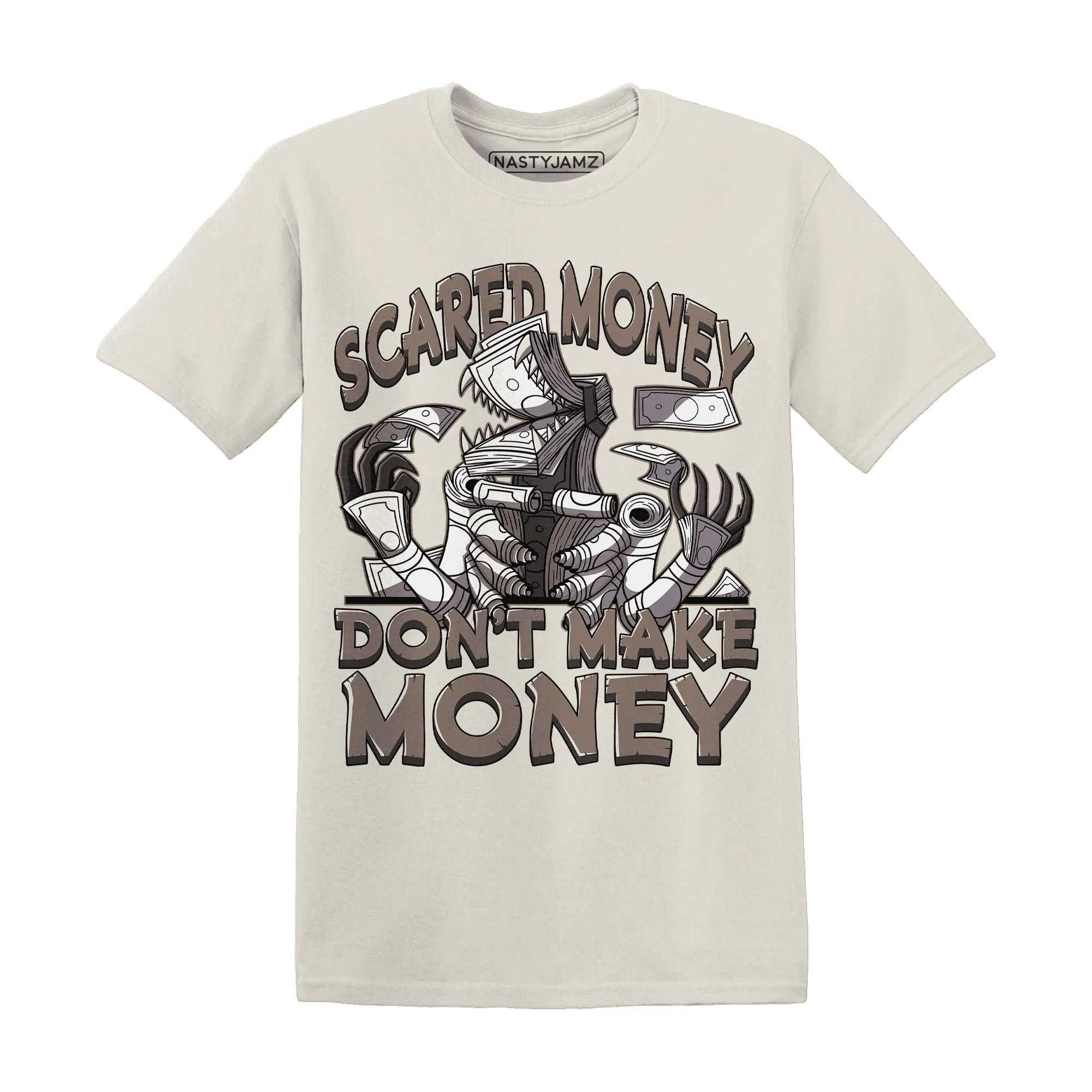 NastyJamz-Low-Mocha-1s-T-Shirt-Match-Scared-Money