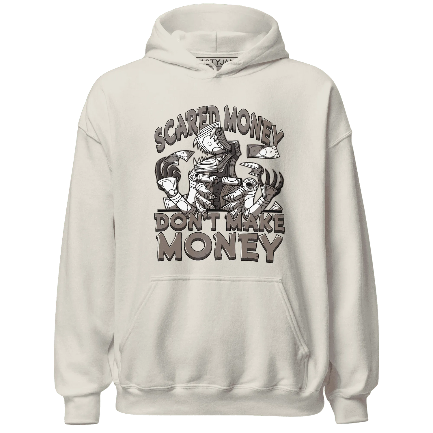 NastyJamz-Low-Mocha-1s-Hoodie-Match-Scared-Money