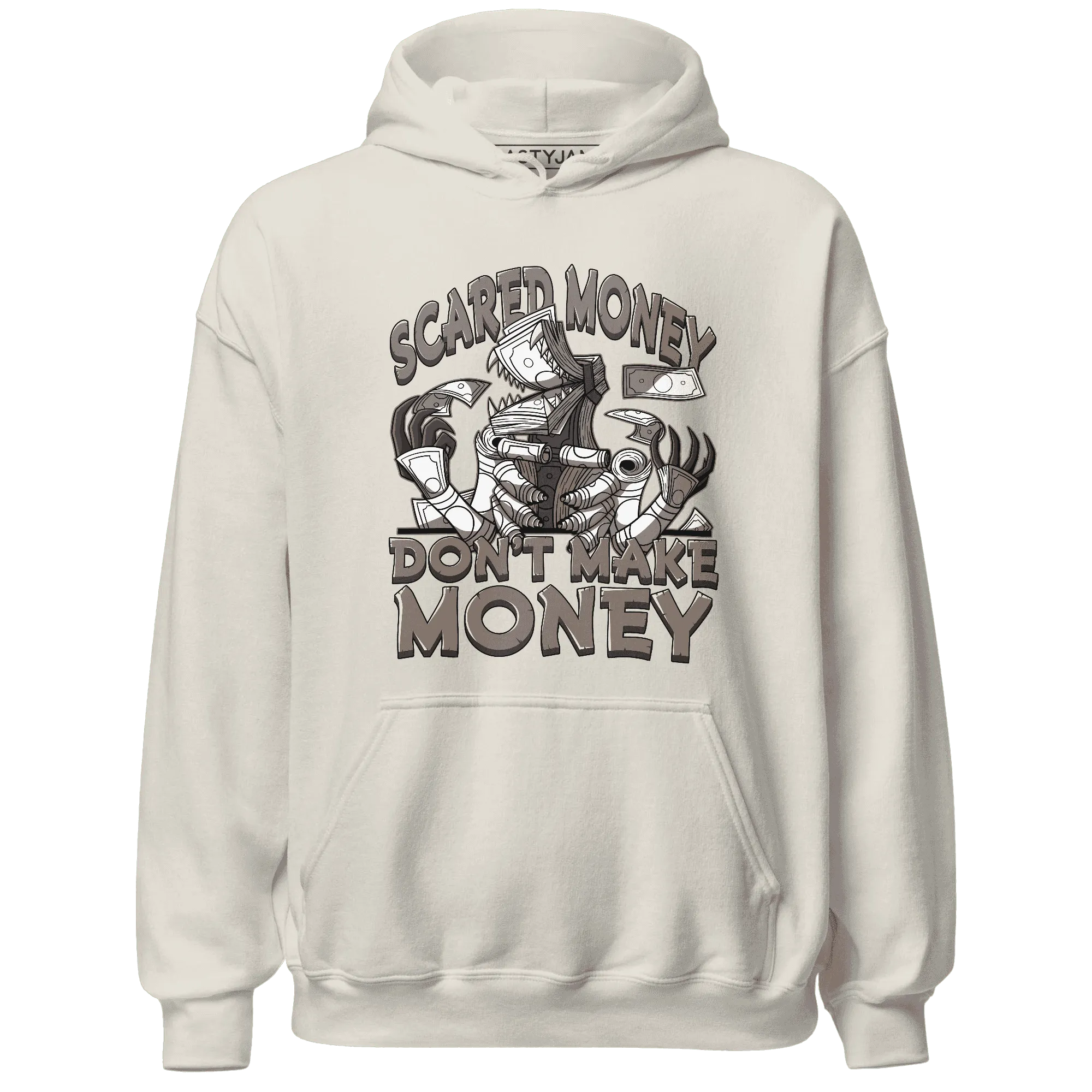 NastyJamz-Low-Mocha-1s-Hoodie-Match-Scared-Money