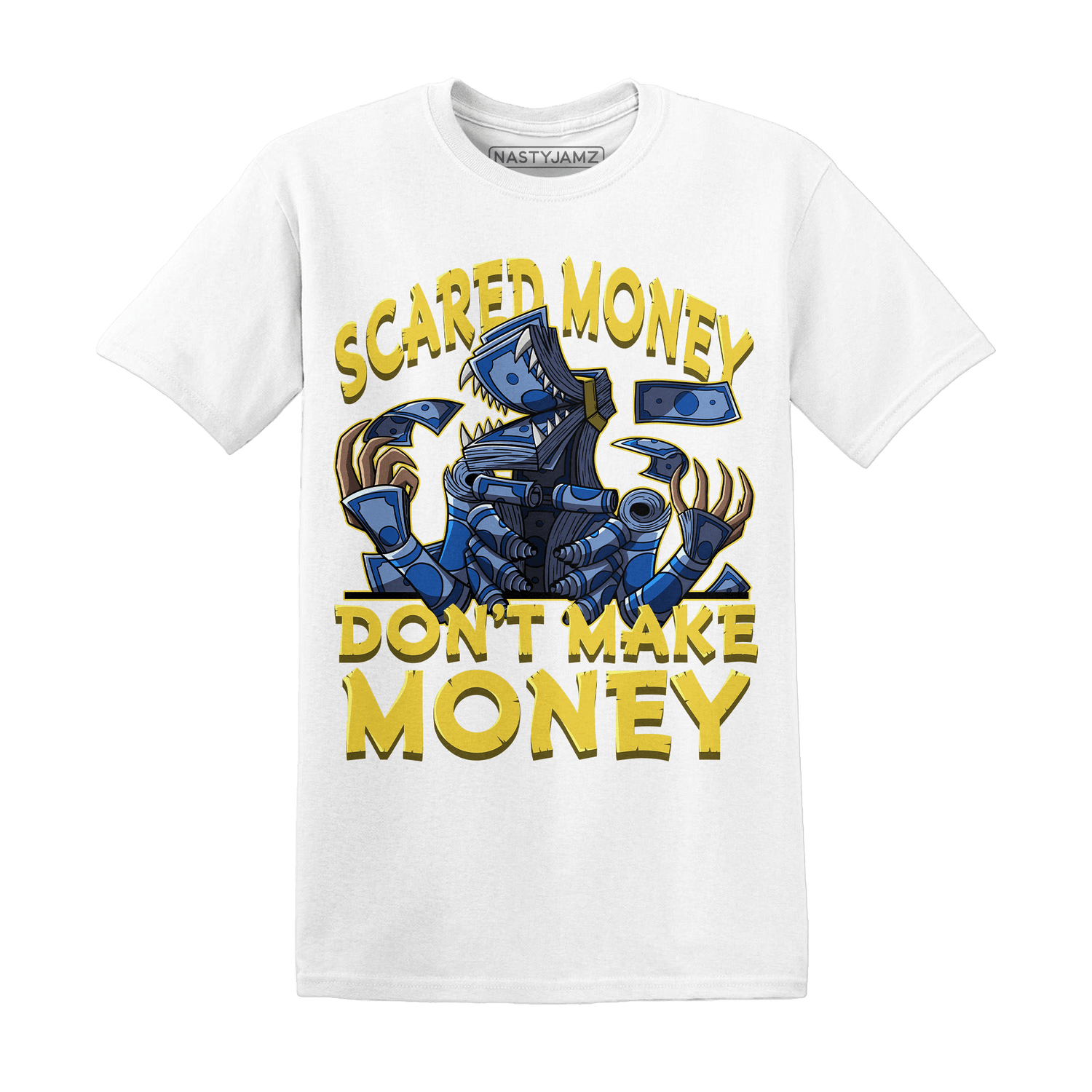 Low OG Canary TVSC 1s T Shirt Match Scared Money - NastyJamz