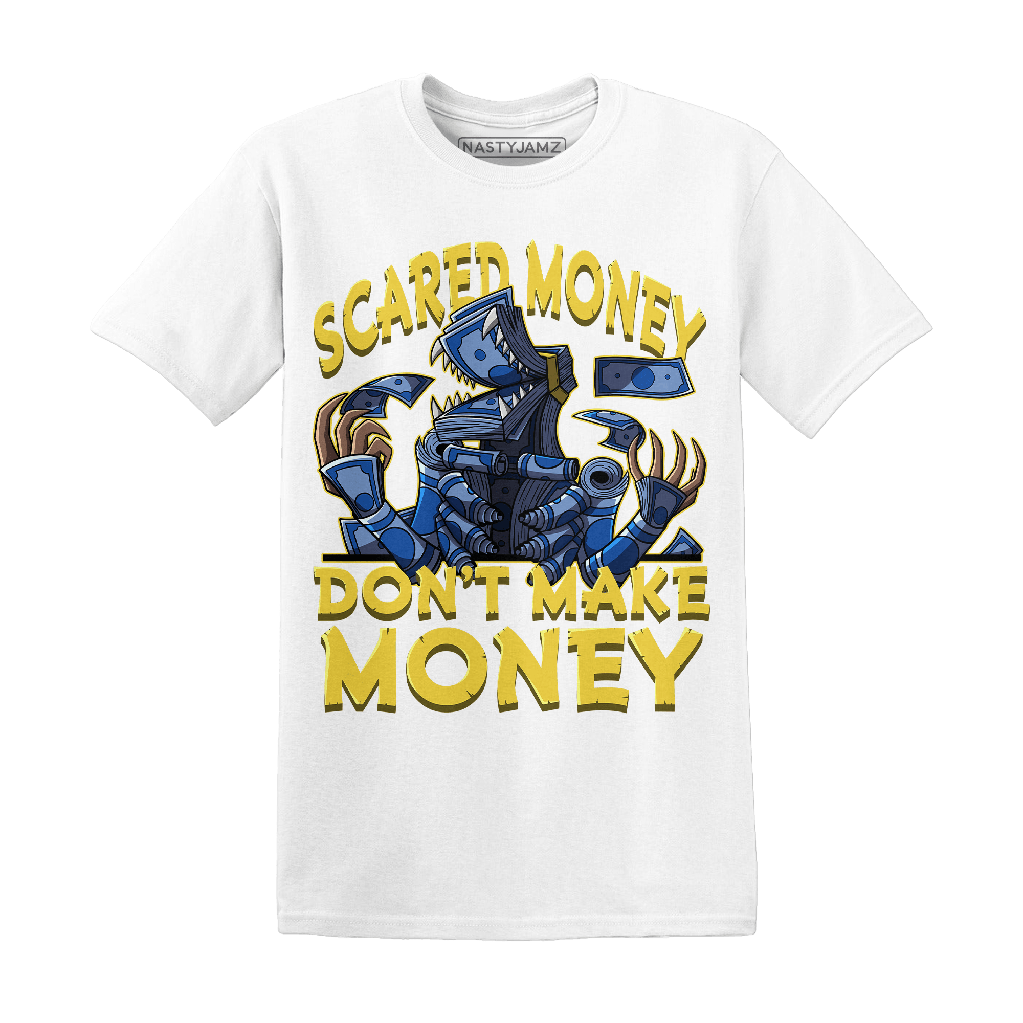 Low OG Canary TVSC 1s T Shirt Match Scared Money - NastyJamz