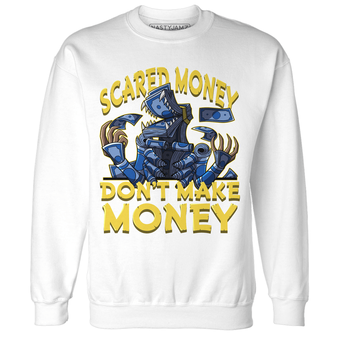 Low OG Canary TVSC 1s Sweatshirt Match Scared Money - NastyJamz