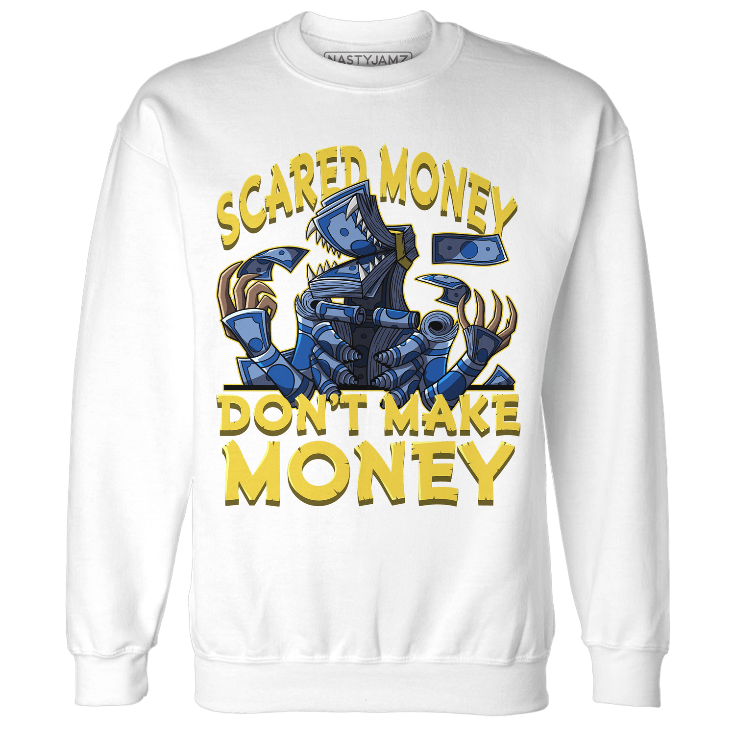 Low OG Canary TVSC 1s Sweatshirt Match Scared Money - NastyJamz
