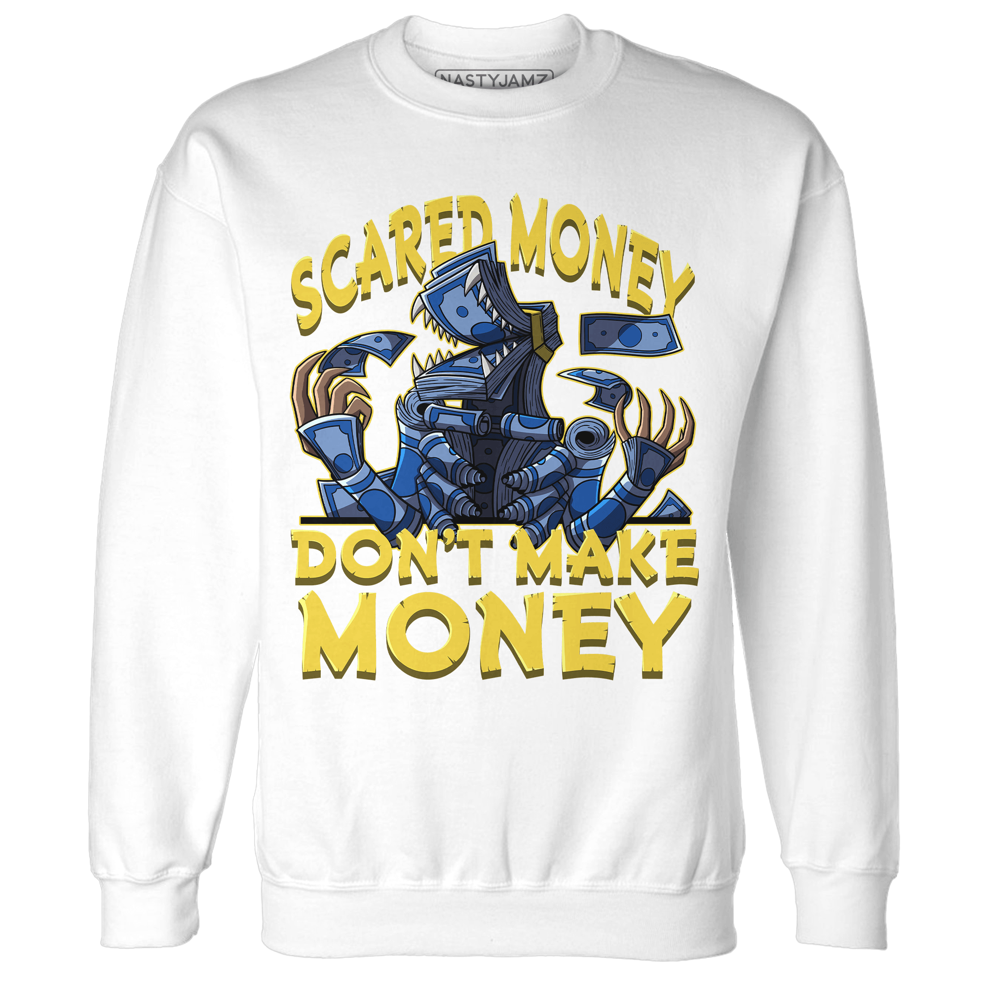 Low OG Canary TVSC 1s Sweatshirt Match Scared Money - NastyJamz