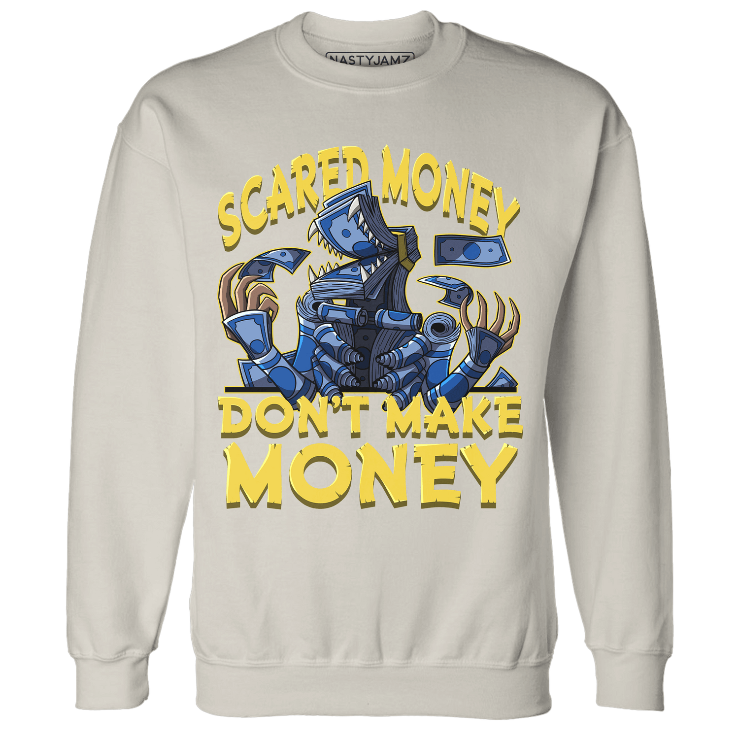 Low OG Canary TVSC 1s Sweatshirt Match Scared Money - NastyJamz
