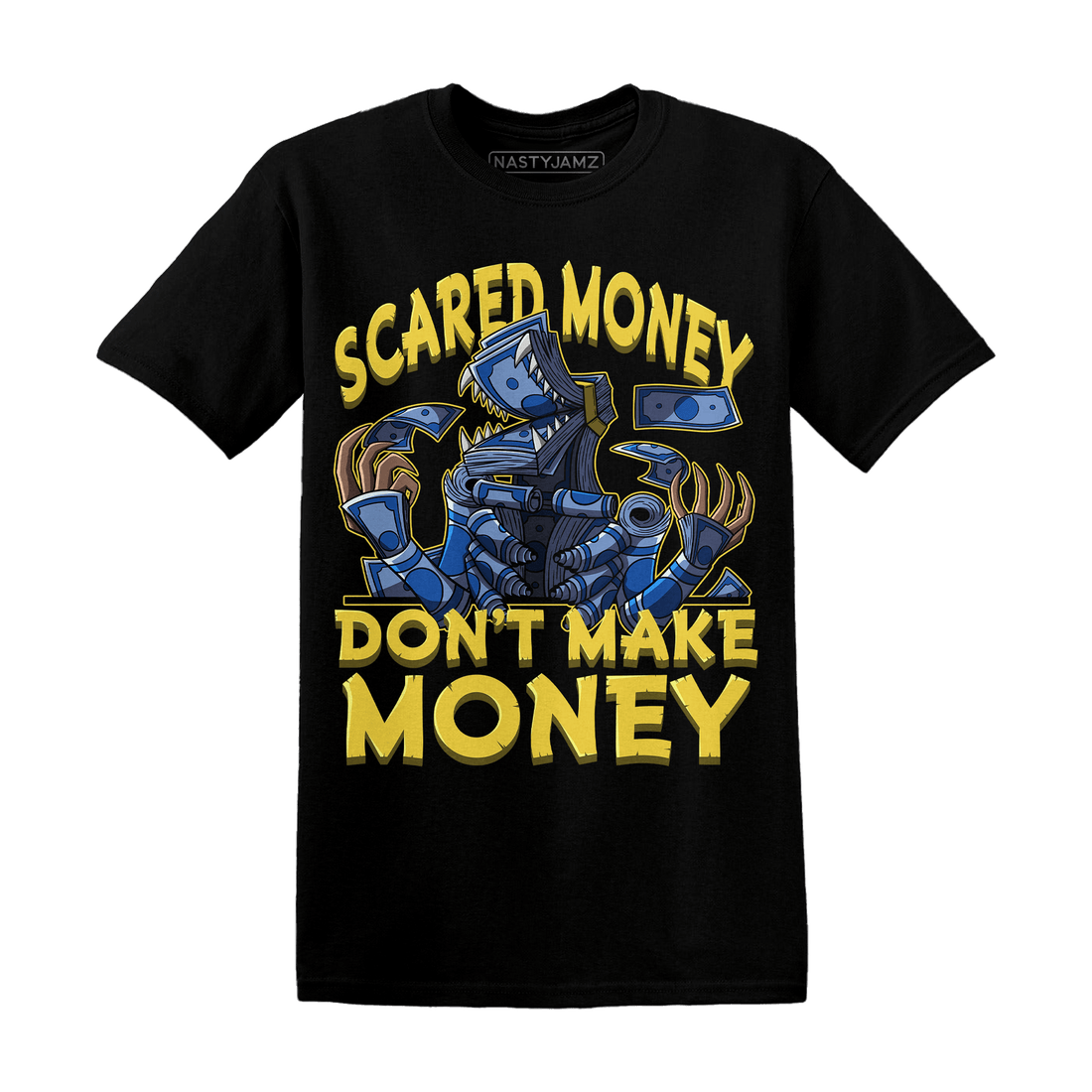 Low OG Canary TVSC 1s T Shirt Match Scared Money - NastyJamz