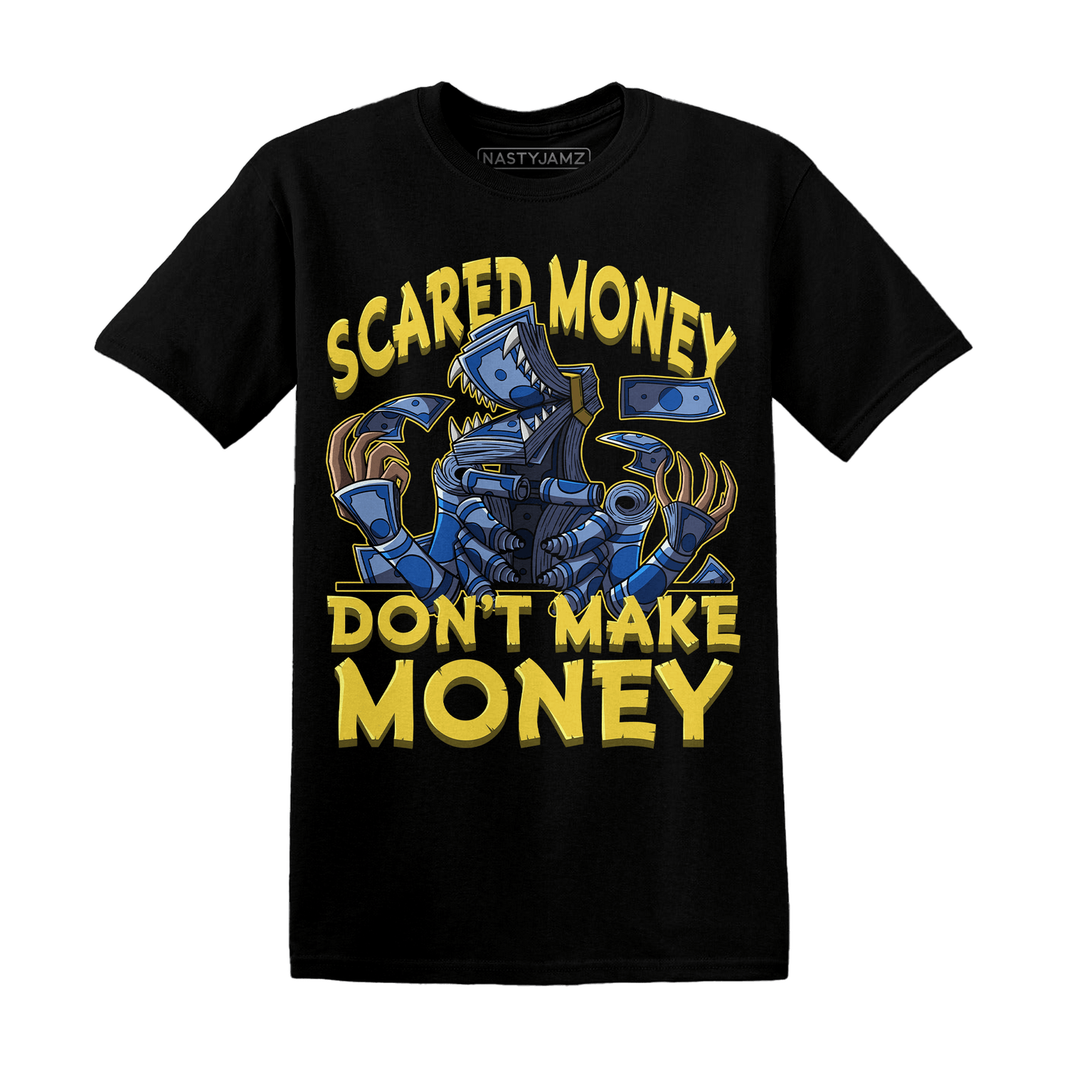 Low OG Canary TVSC 1s T Shirt Match Scared Money - NastyJamz