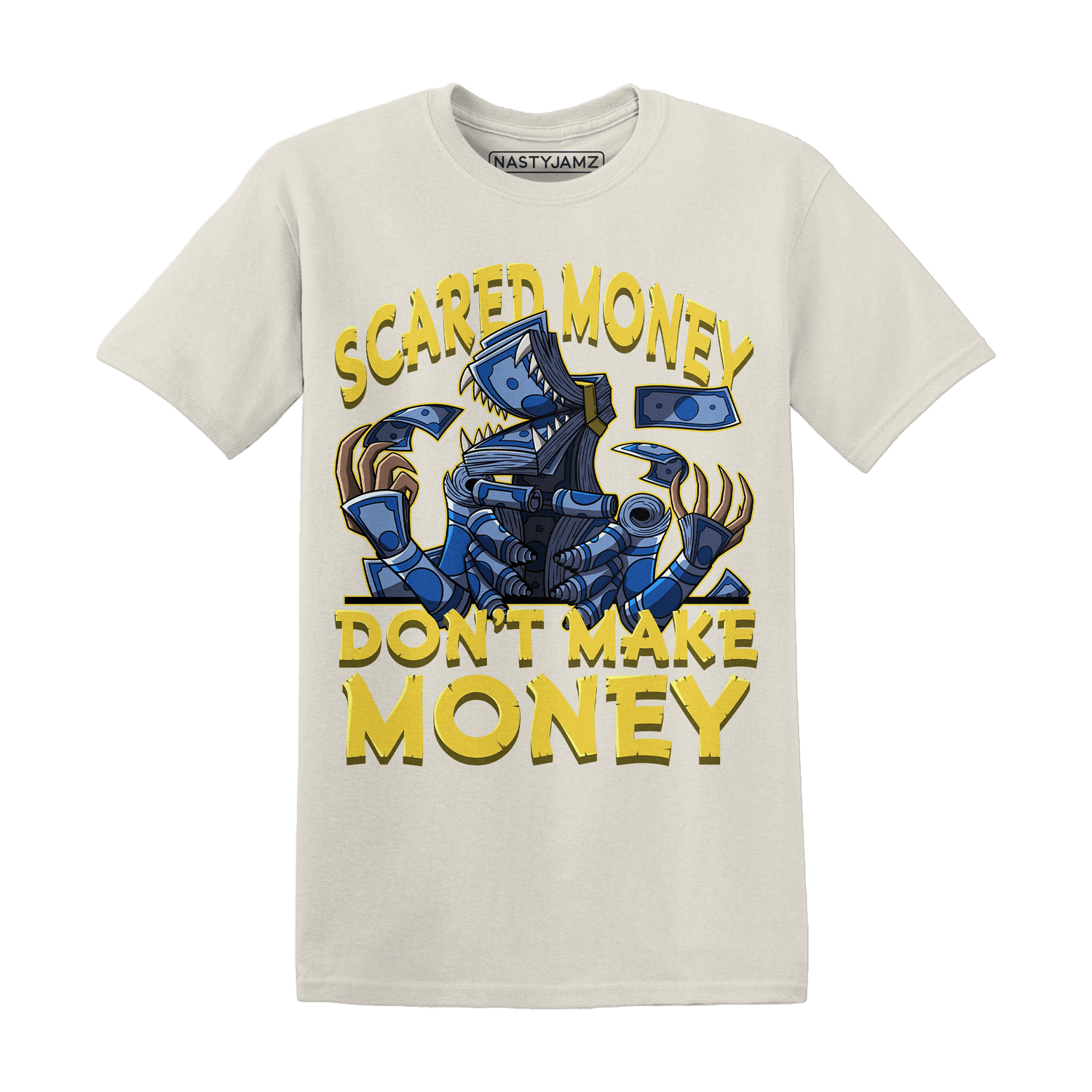 Low OG Canary TVSC 1s T Shirt Match Scared Money - NastyJamz