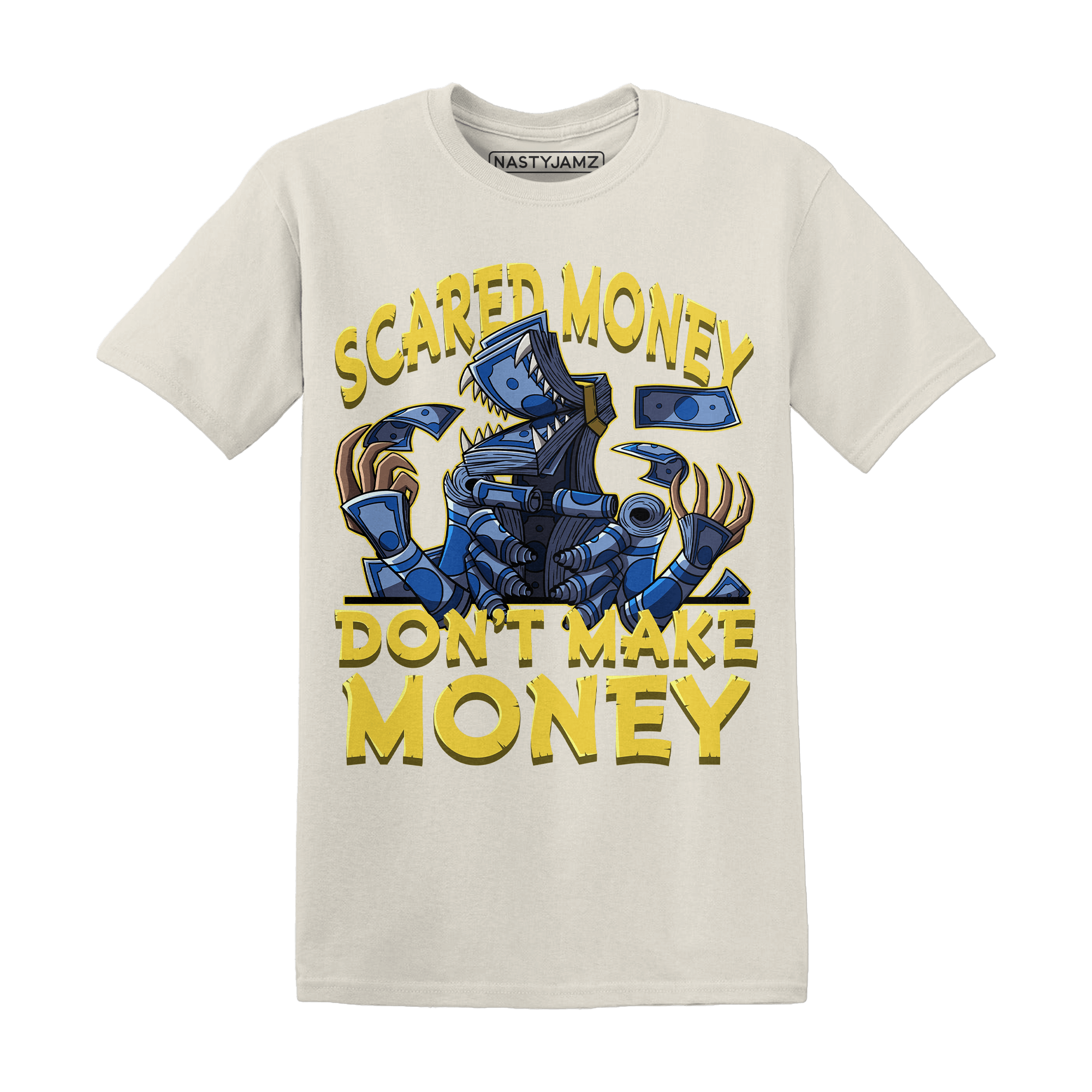 Low OG Canary TVSC 1s T Shirt Match Scared Money - NastyJamz