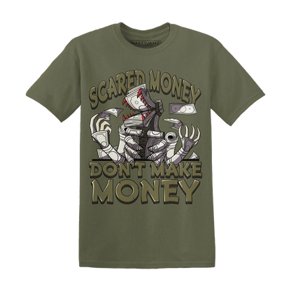 NastyJamz-Medium-Olive-1s-T-Shirt-Match-Scared-Money