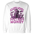 GS Hyper Violet 4s Sweatshirt Match Scared Money - NastyJamz
