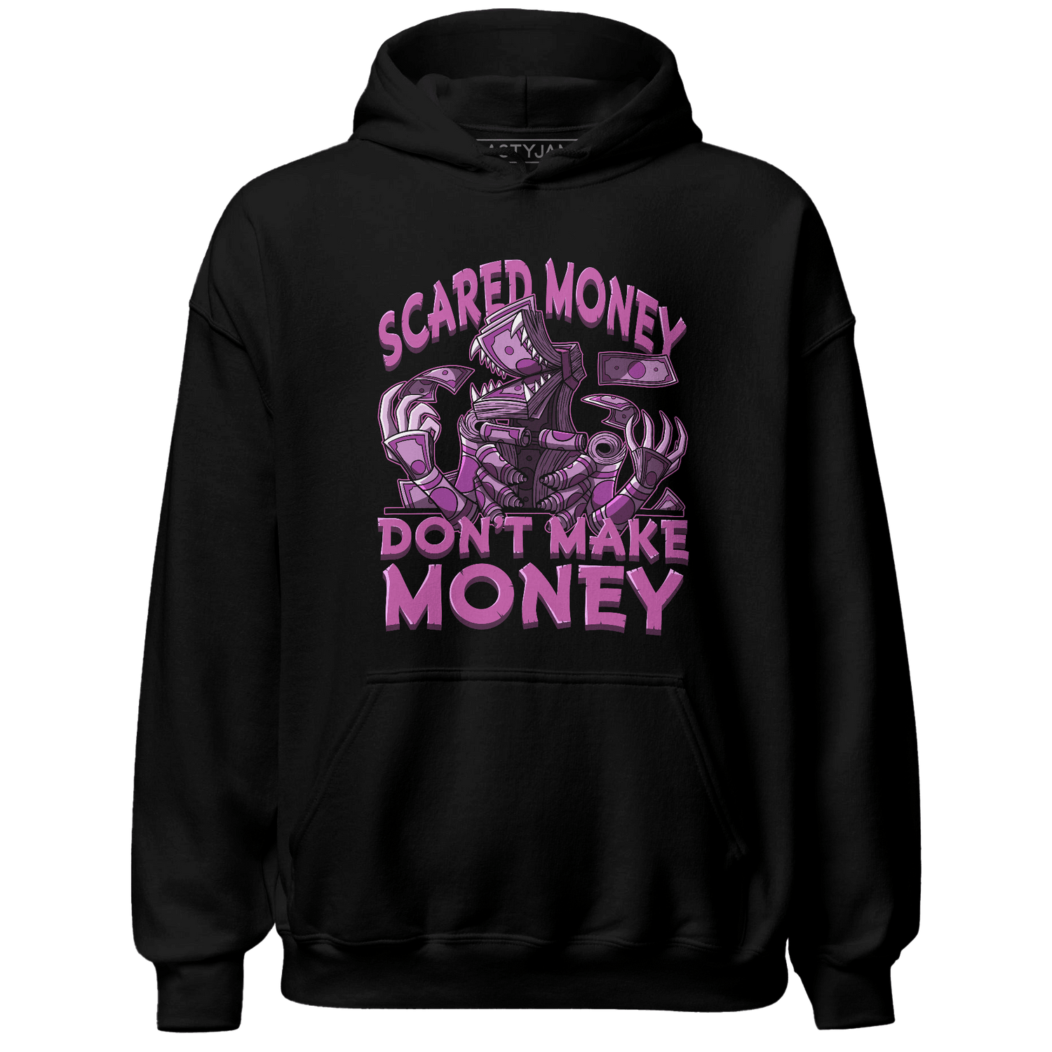GS Hyper Violet 4s Hoodie Match Scared Money - NastyJamz