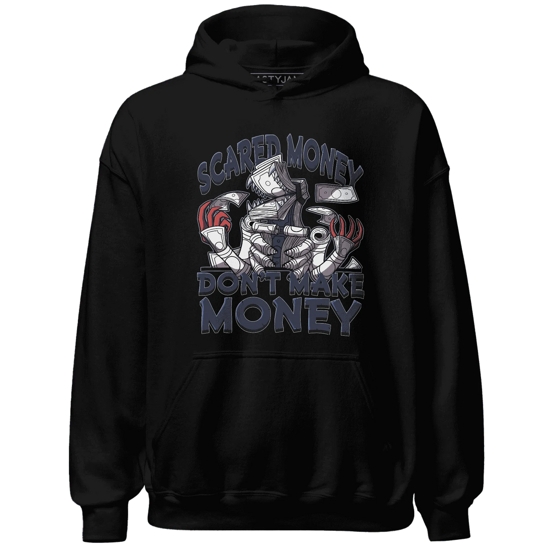 White-Navy-6s-Hoodie-Match-Scared-Money