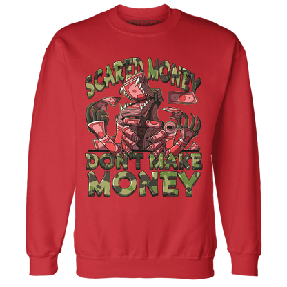 AM-90-Dark-Sage-Solar-Red-NastyJamz-Sweatshirt-Match-Scared-Money