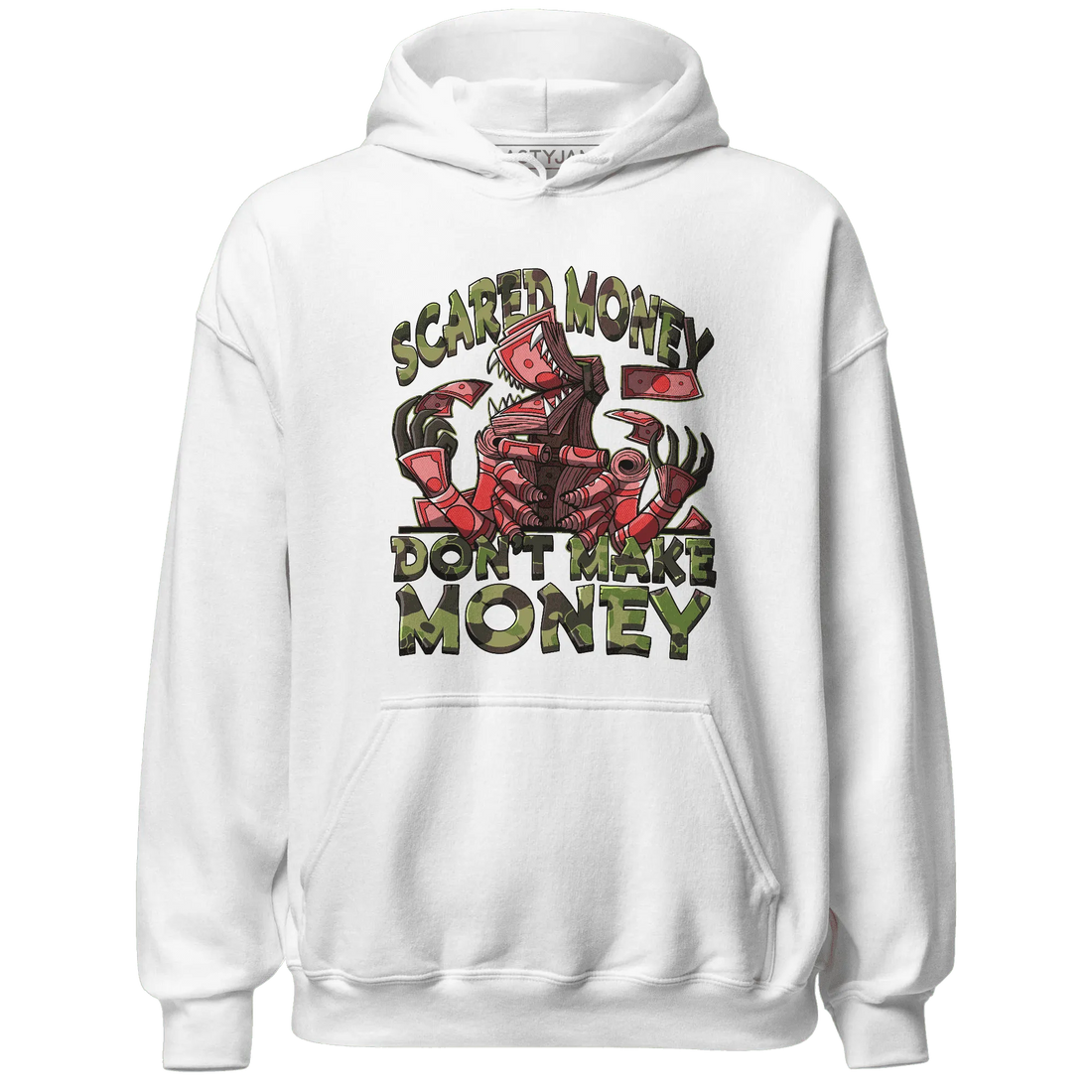 AM-90-Dark-Sage-Solar-Red-NastyJamz-Hoodie-Match-Scared-Money