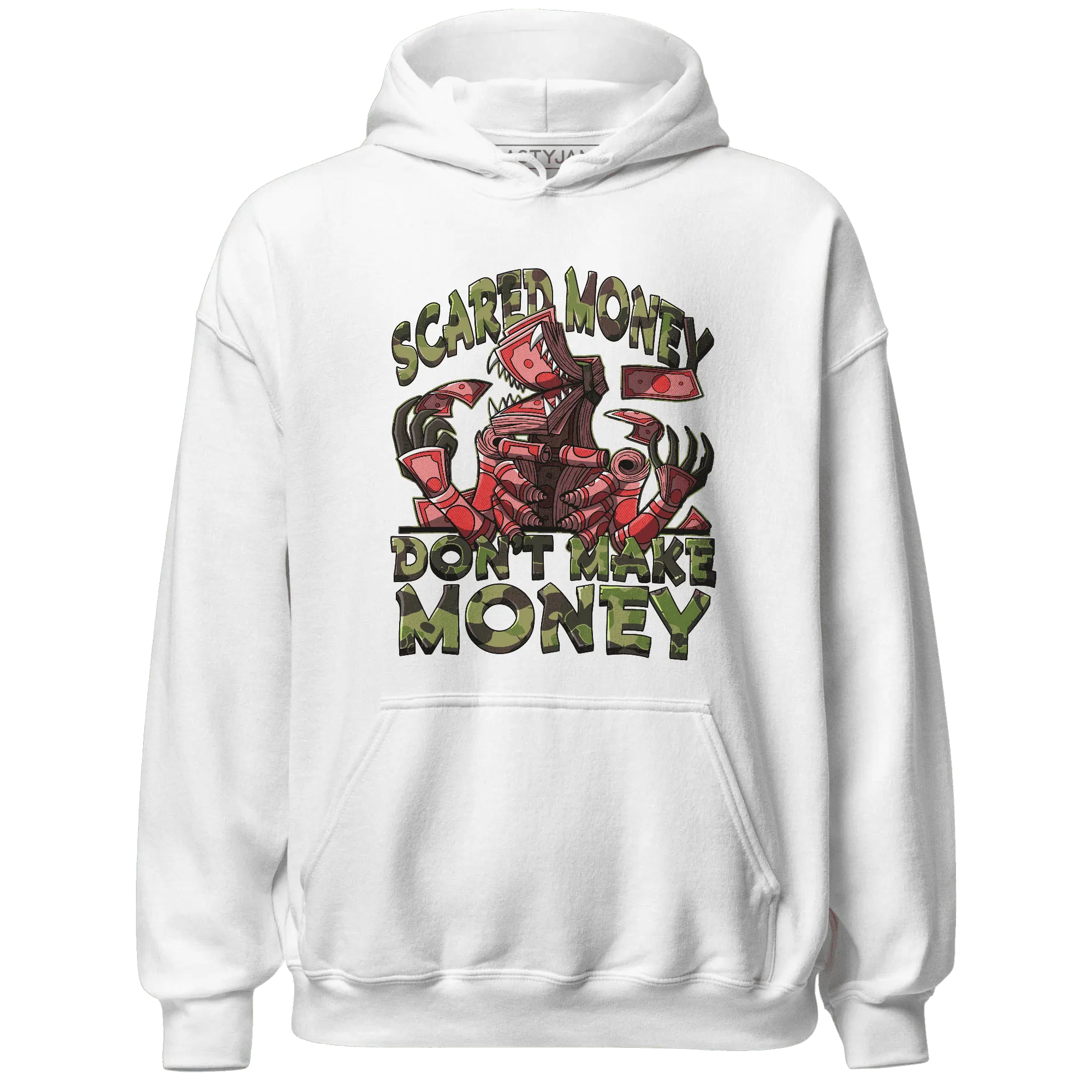 AM-90-Dark-Sage-Solar-Red-NastyJamz-Hoodie-Match-Scared-Money