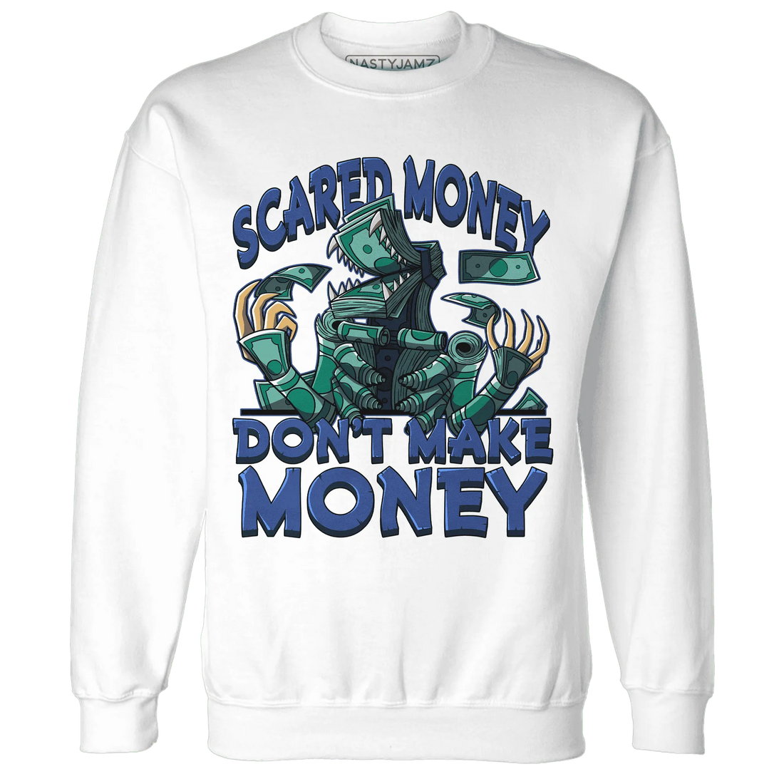 Dunk-Hyper-Royal-Malachite-NastyJamz-Sweatshirt-Match-Scared-Money