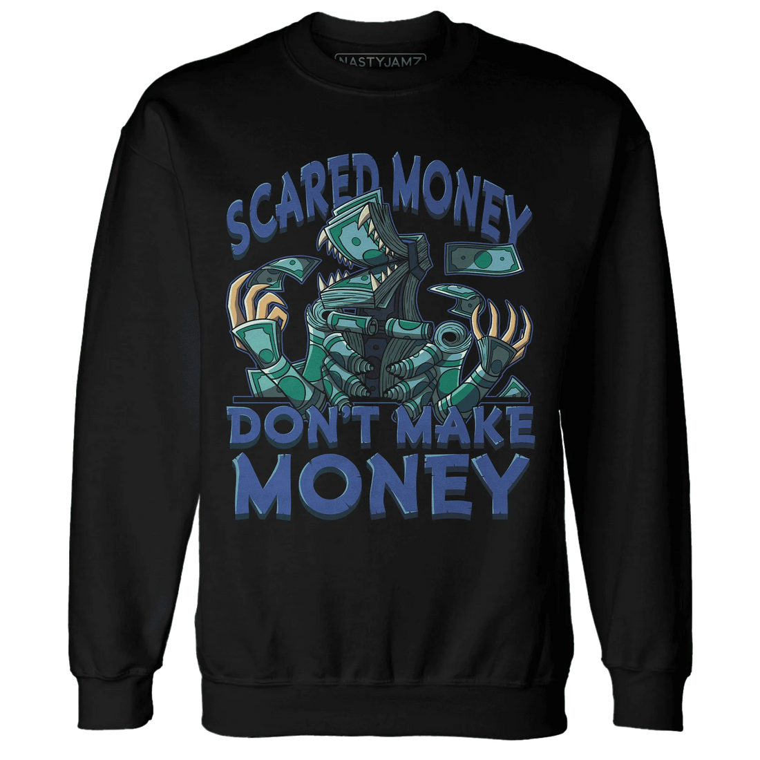 Dunk-Hyper-Royal-Malachite-NastyJamz-Sweatshirt-Match-Scared-Money