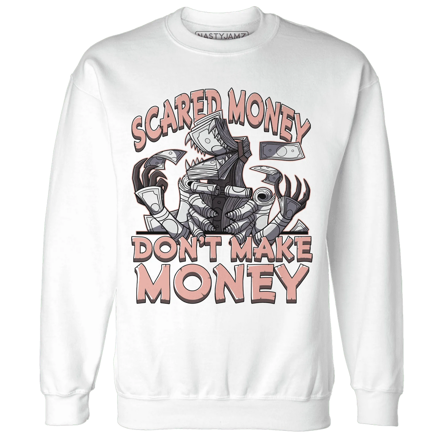 Dunk-Low-Glacier-Blue-Arctic-Orange-NastyJamz-Sweatshirt-Match-Scared-Money