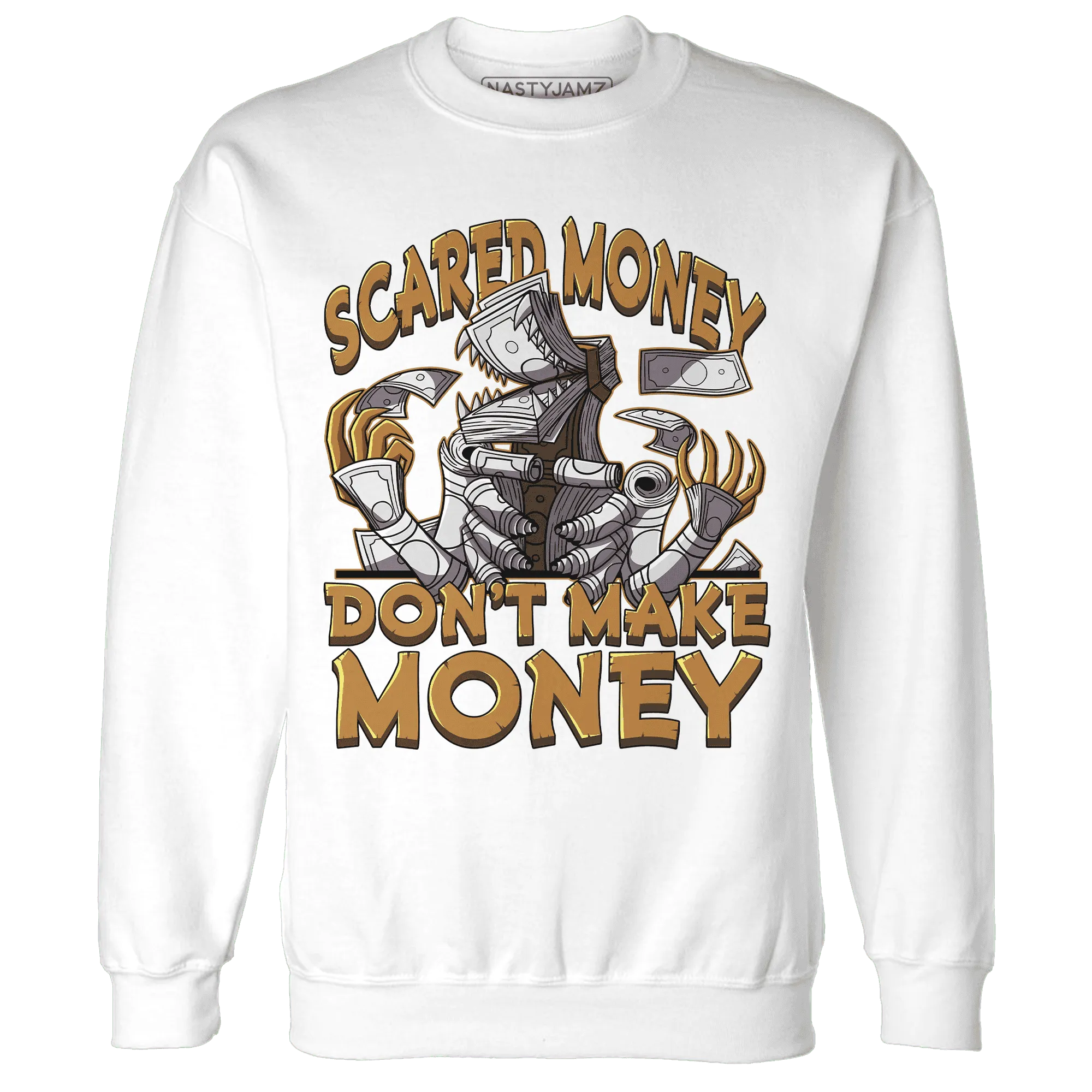 Dunk-Low-Retro-Wheat-Orange-NastyJamz-Sweatshirt-Match-Scared-Money