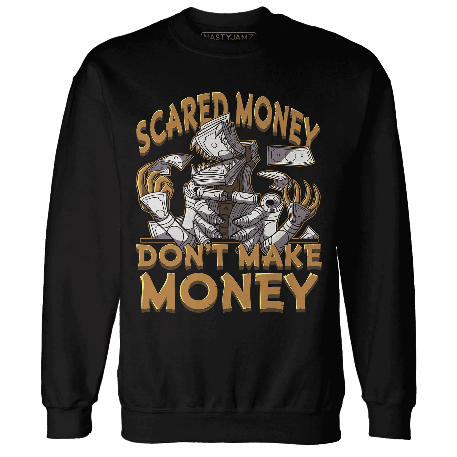 Dunk-Low-Retro-Wheat-Orange-NastyJamz-Sweatshirt-Match-Scared-Money