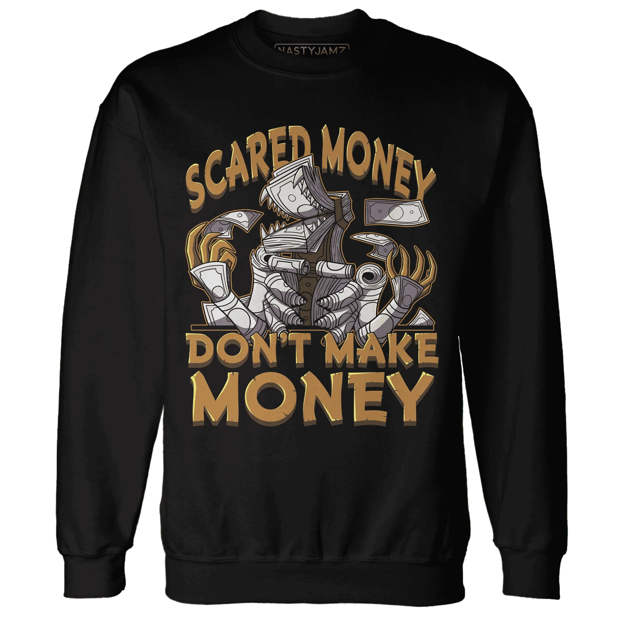 Dunk-Low-Retro-Wheat-Orange-NastyJamz-Sweatshirt-Match-Scared-Money