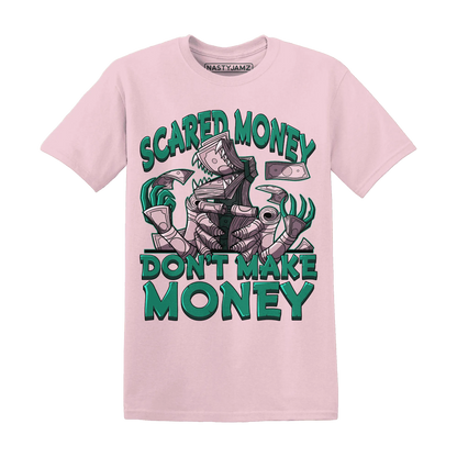 NastyJamz-Dunk-Pink-Malachite-Medium-Soft-Low-Sail-T-Shirt-Match-Scared-Money