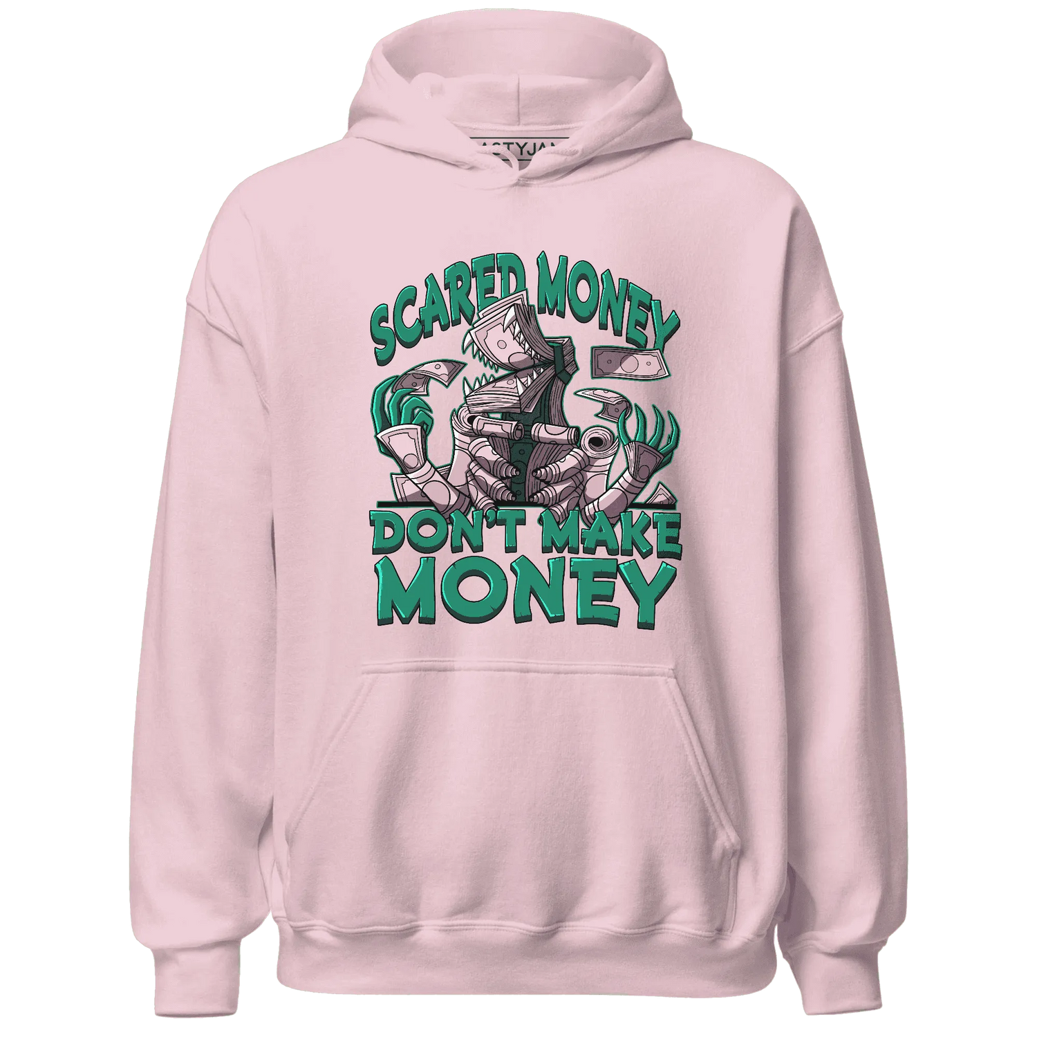 NastyJamz-Dunk-Pink-Malachite-Medium-Soft-Low-Sail-Hoodie-Match-Scared-Money
