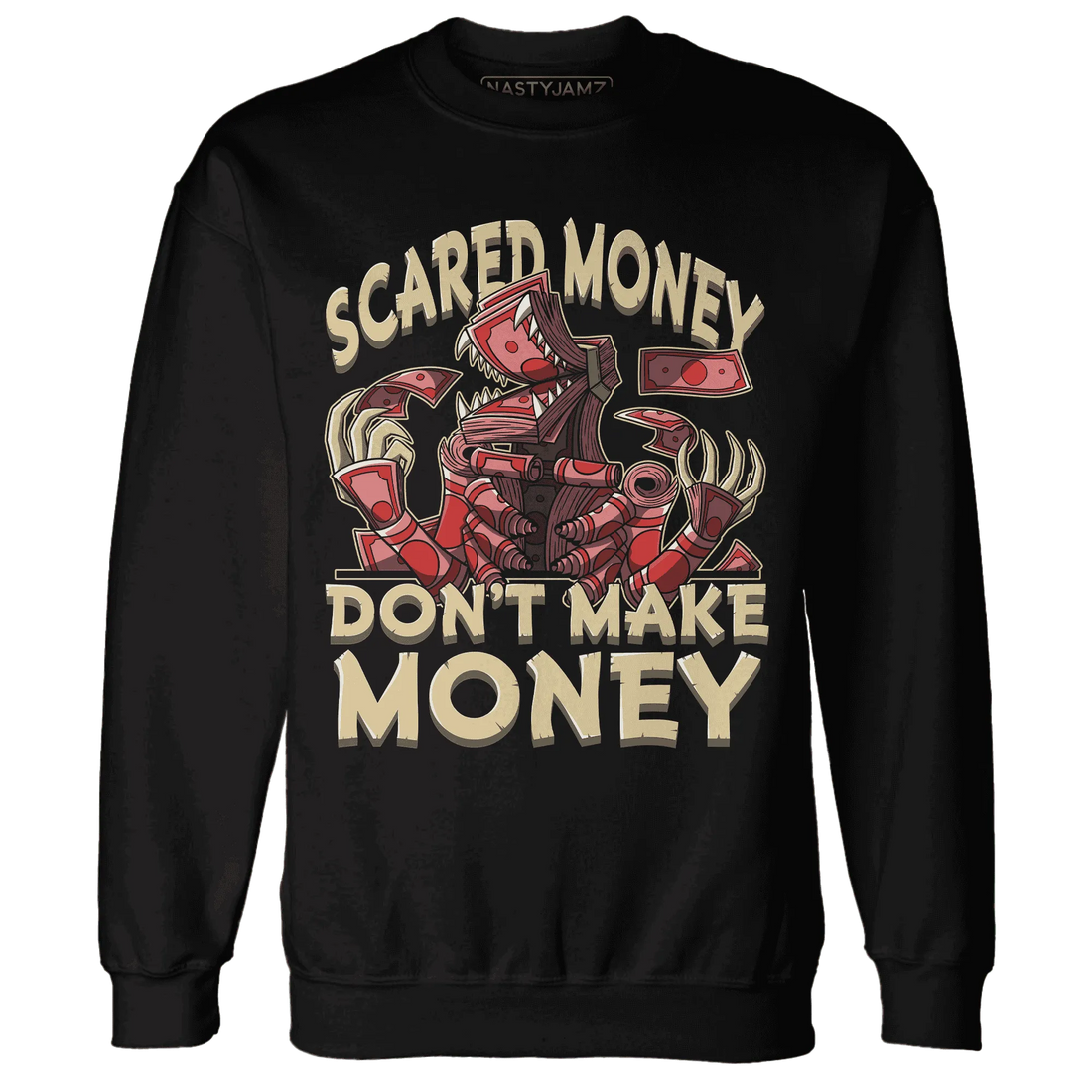 Dunk-Strawberry-Waffle-NastyJamz-Sweatshirt-Match-Scared-Money