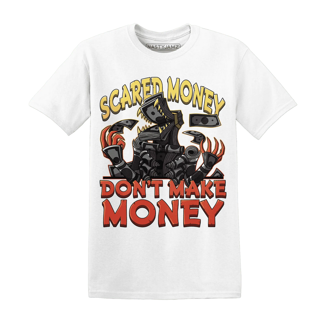 NastyJamz-VaporMax-Crimson-Total-Orange-Plus-T-Shirt-Match-Scared-Money