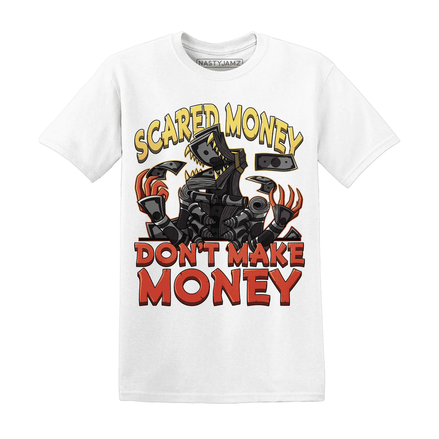 NastyJamz-VaporMax-Crimson-Total-Orange-Plus-T-Shirt-Match-Scared-Money