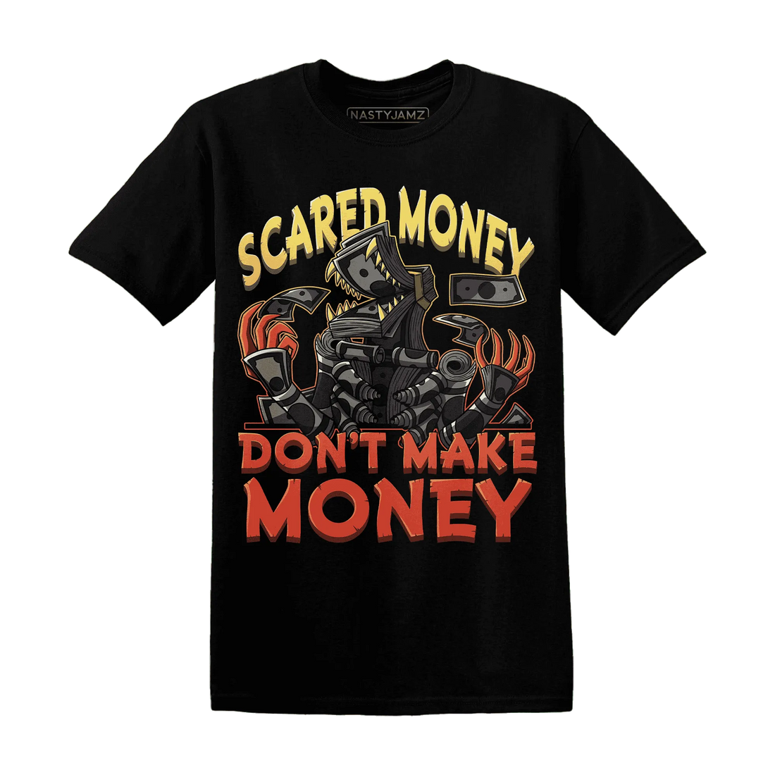 NastyJamz-VaporMax-Crimson-Total-Orange-Plus-T-Shirt-Match-Scared-Money