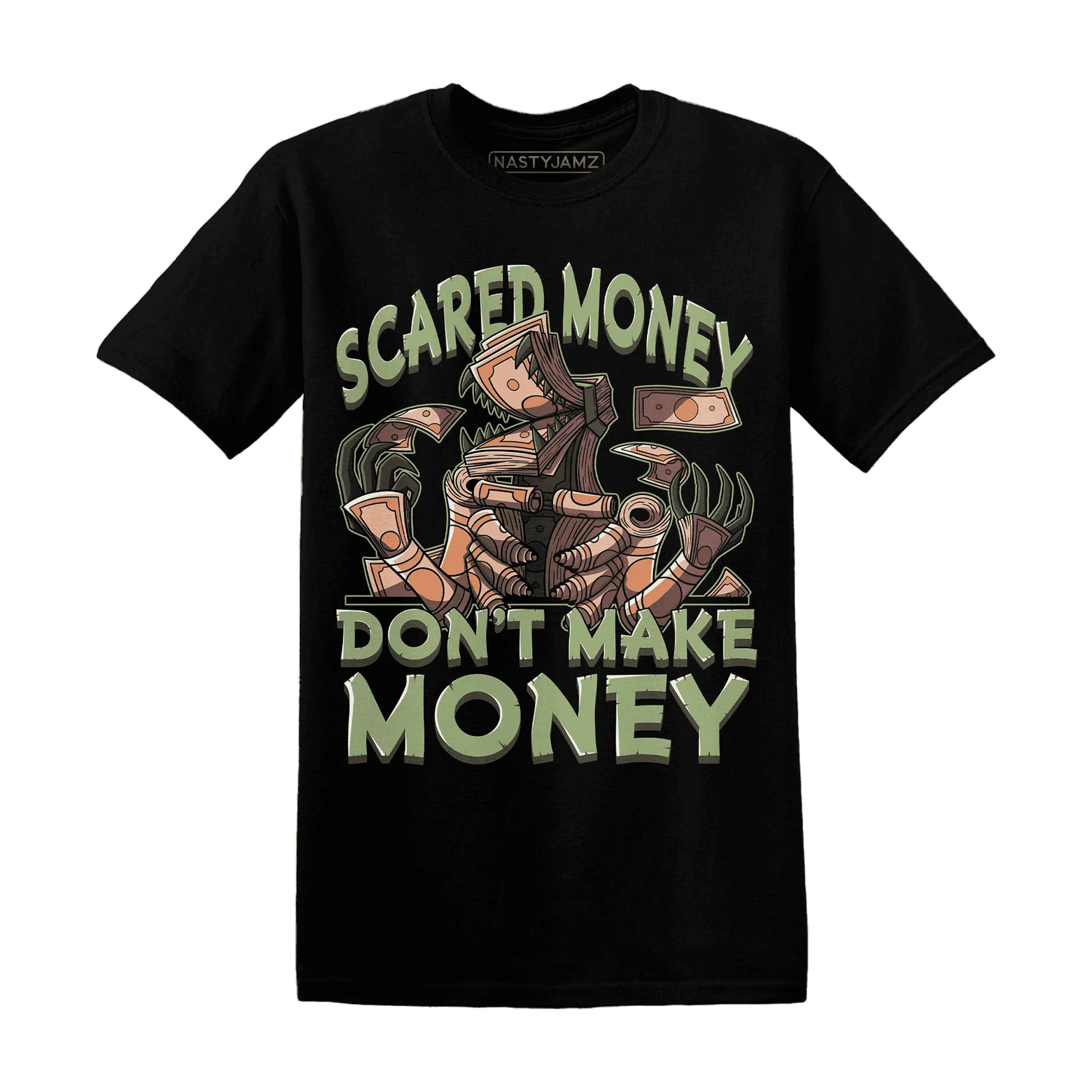 NastyJamz-VaporMax-Plus-Alligator-T-Shirt-Match-Scared-Money