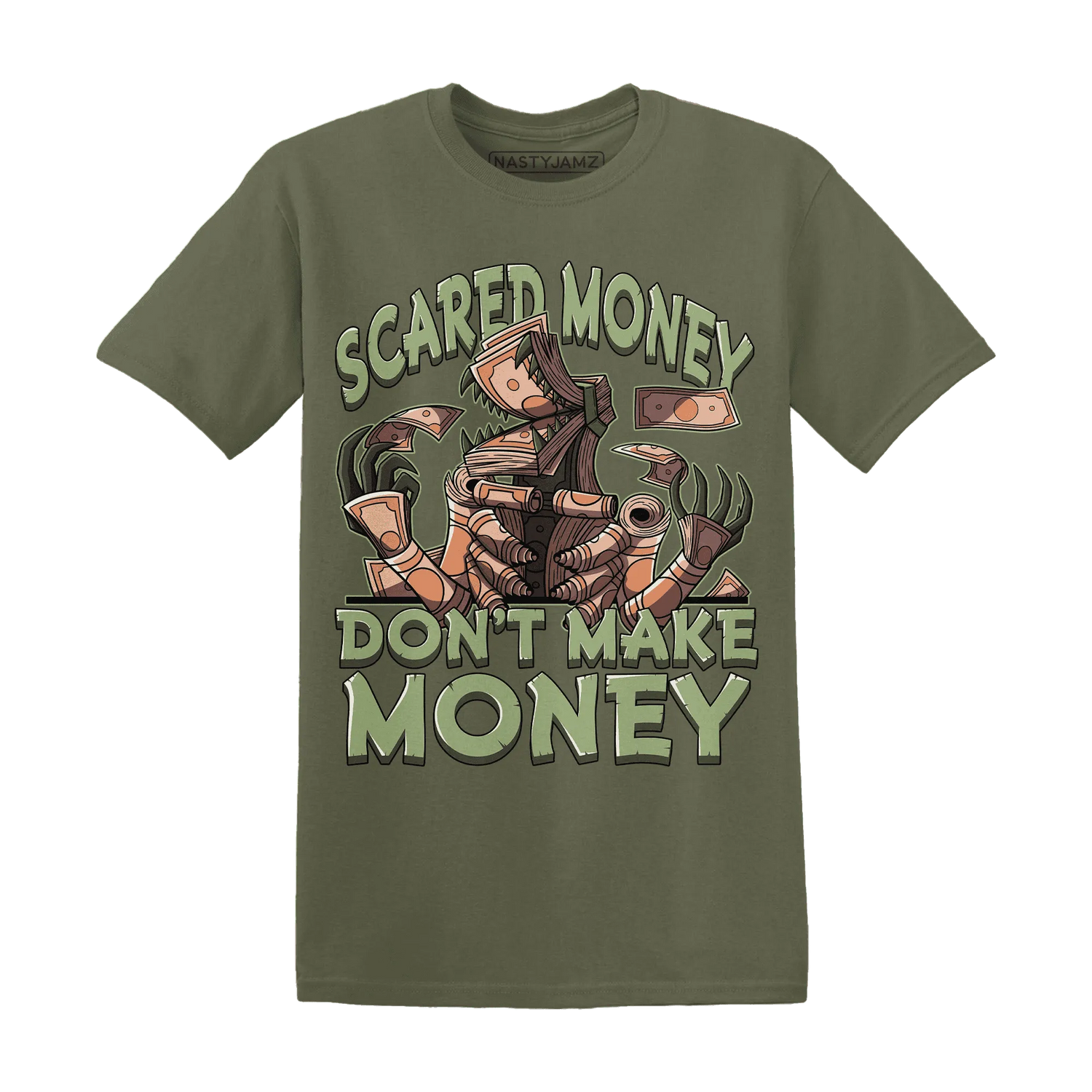 NastyJamz-VaporMax-Plus-Alligator-T-Shirt-Match-Scared-Money