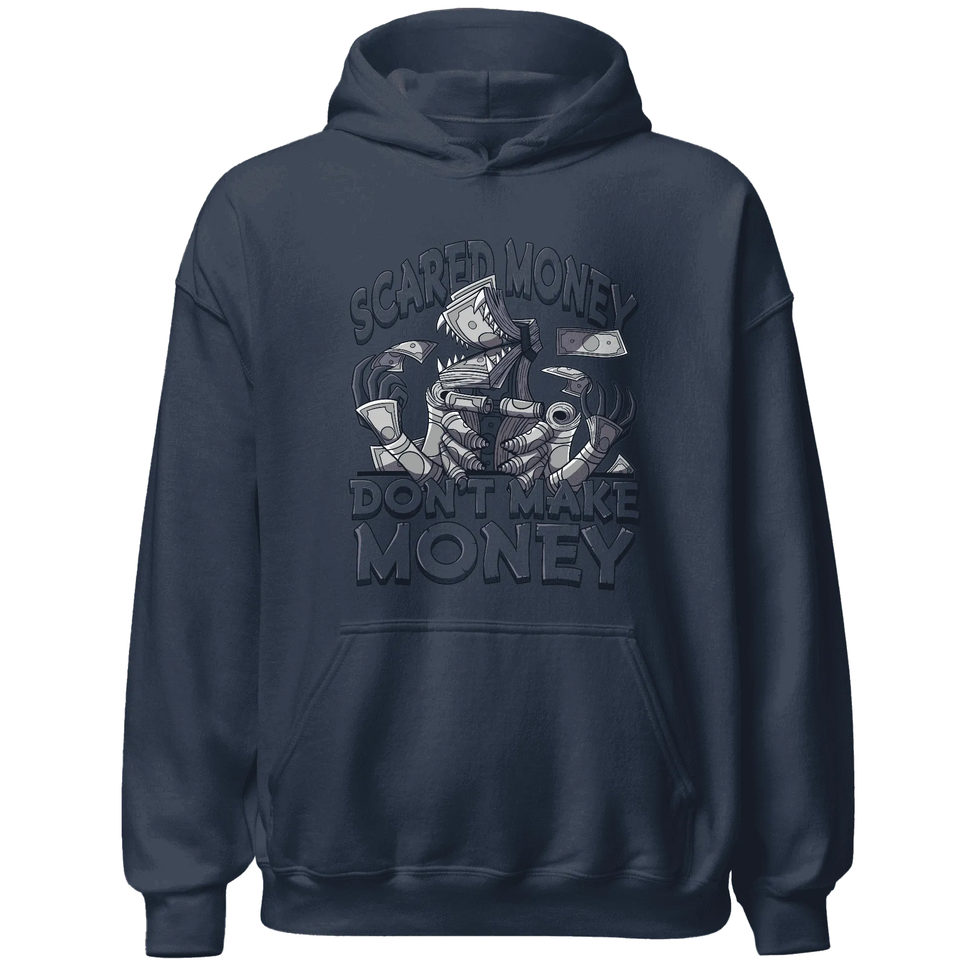 VaporMax-Plus-Midnight-Navy-White-Metallic-Silver-NastyJamz-Hoodie-Match-Scared-Money