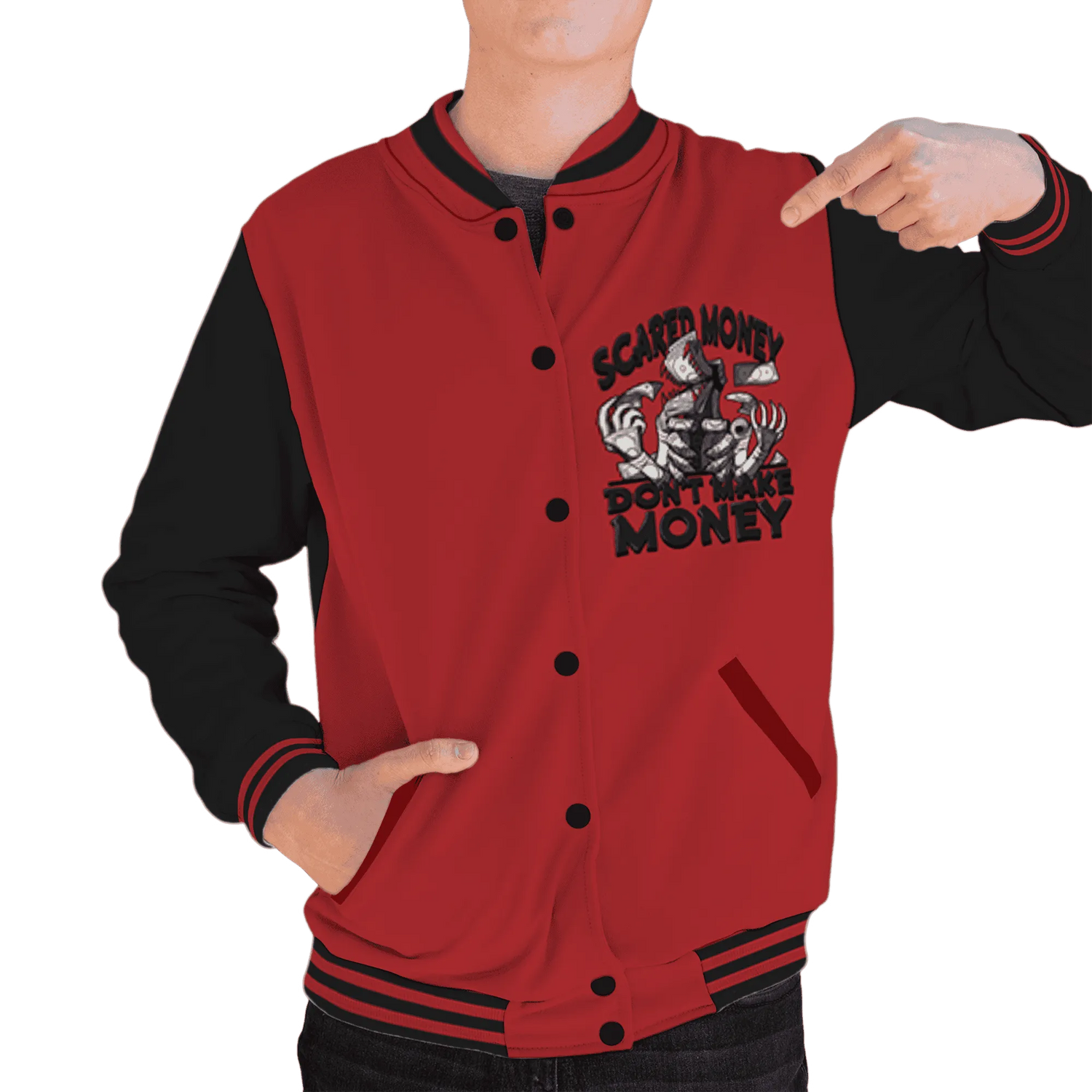 Black-Toe-Reimagined-Red-White-1s-NastyJamz-Varsity-Match-Scared-Money