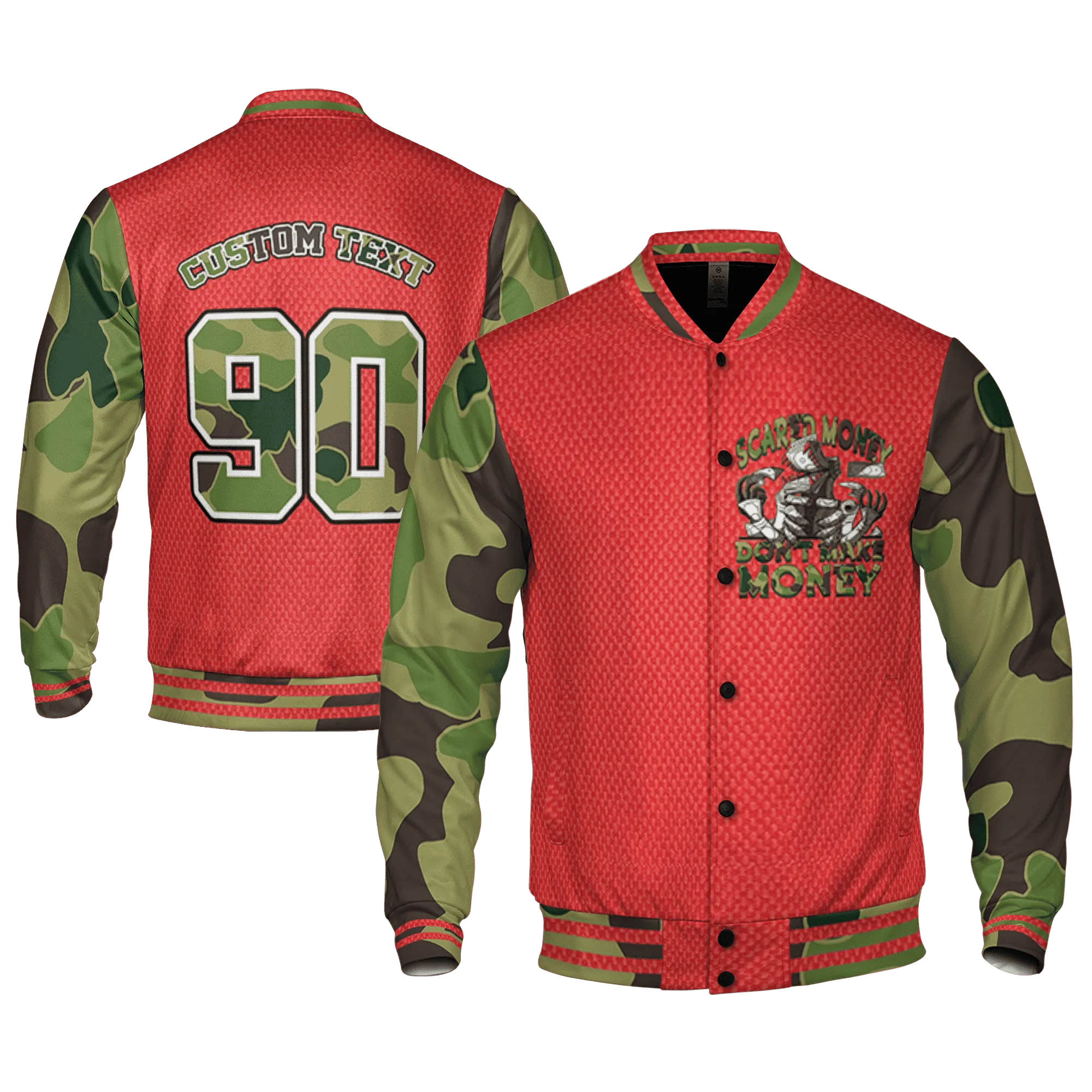 AM-90-Dark-Sage-Solar-Red-NastyJamz-Varsity-Match-Scared-Money