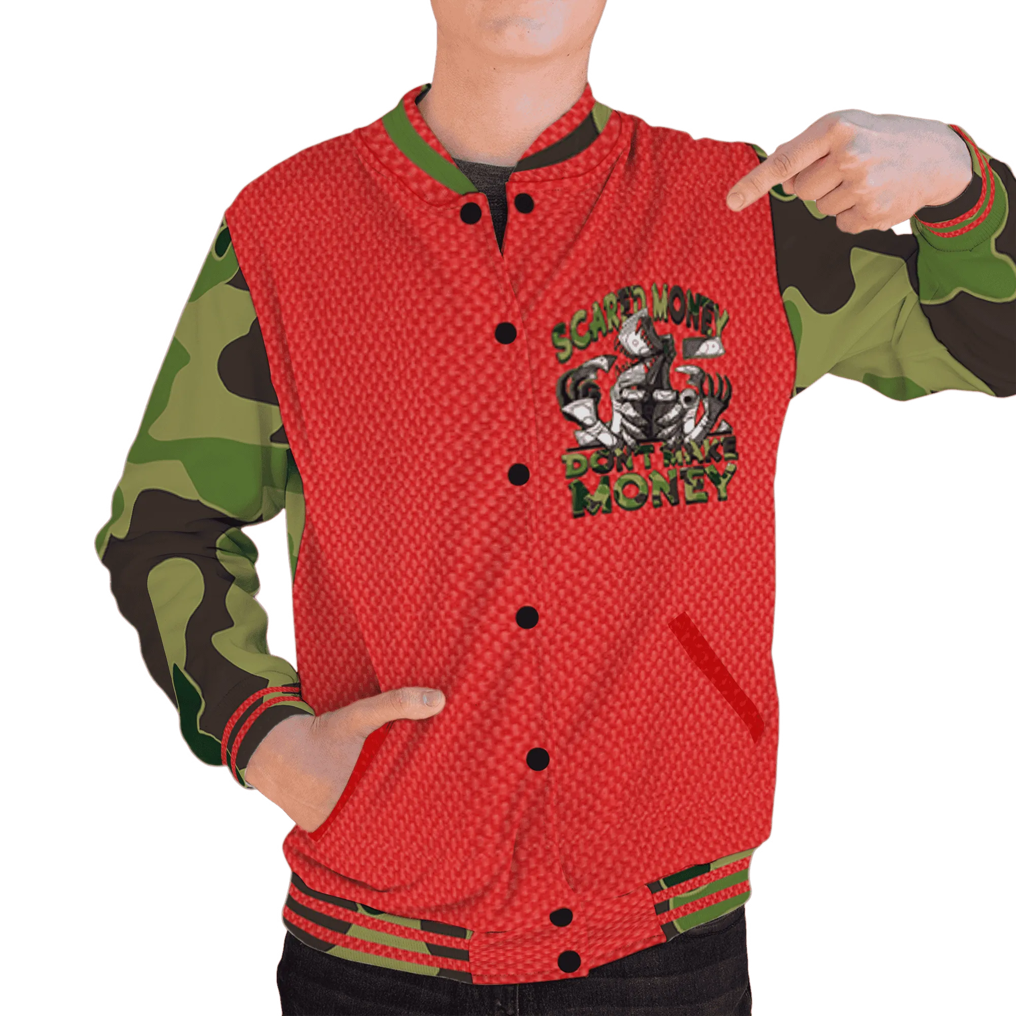 AM-90-Dark-Sage-Solar-Red-NastyJamz-Varsity-Match-Scared-Money