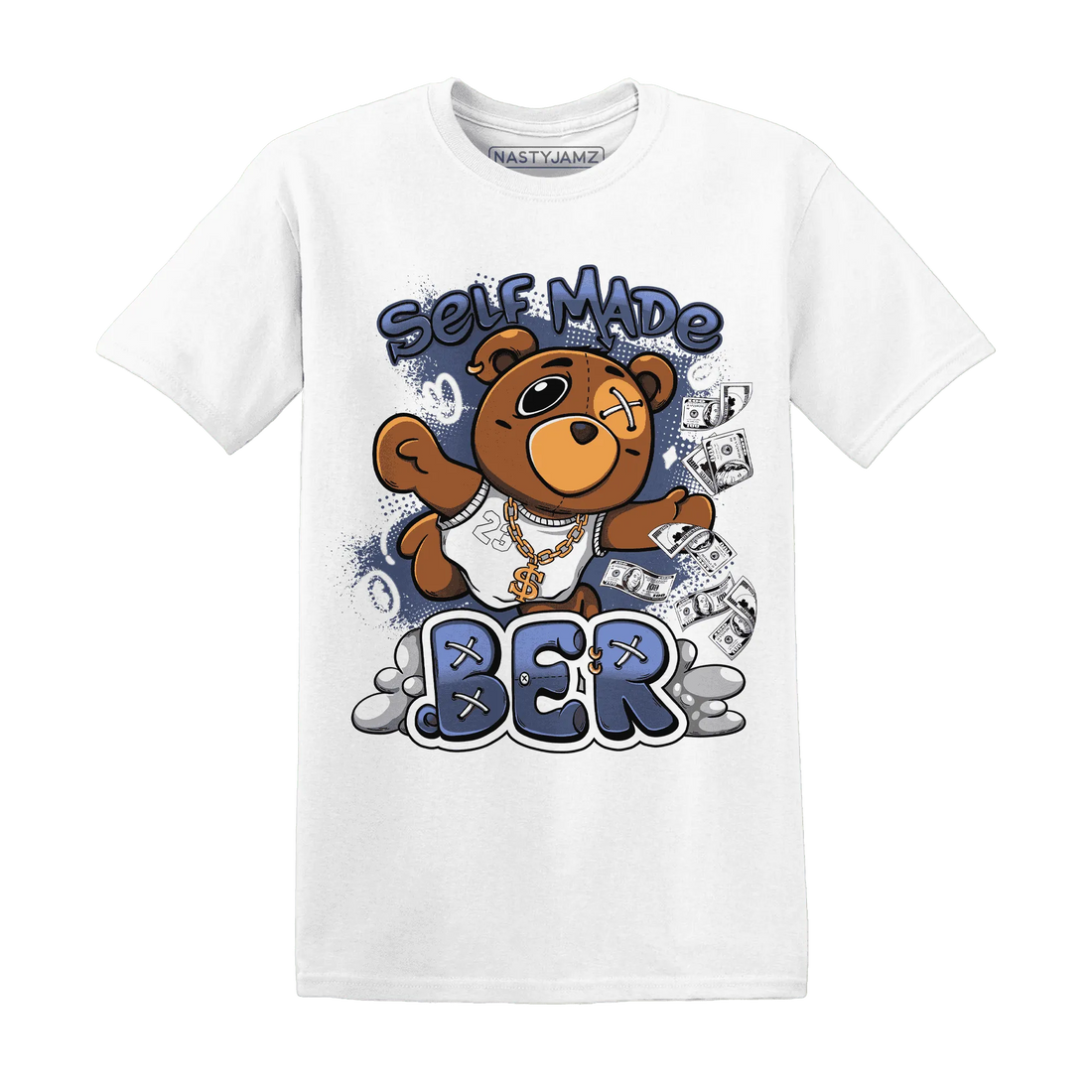 Low-Diffused-Blue-11s-T-Shirt-Match-Self-Made-BER