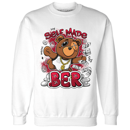 Retro Red Taxi 12s Sweatshirt Match Self Made BER - NastyJamz