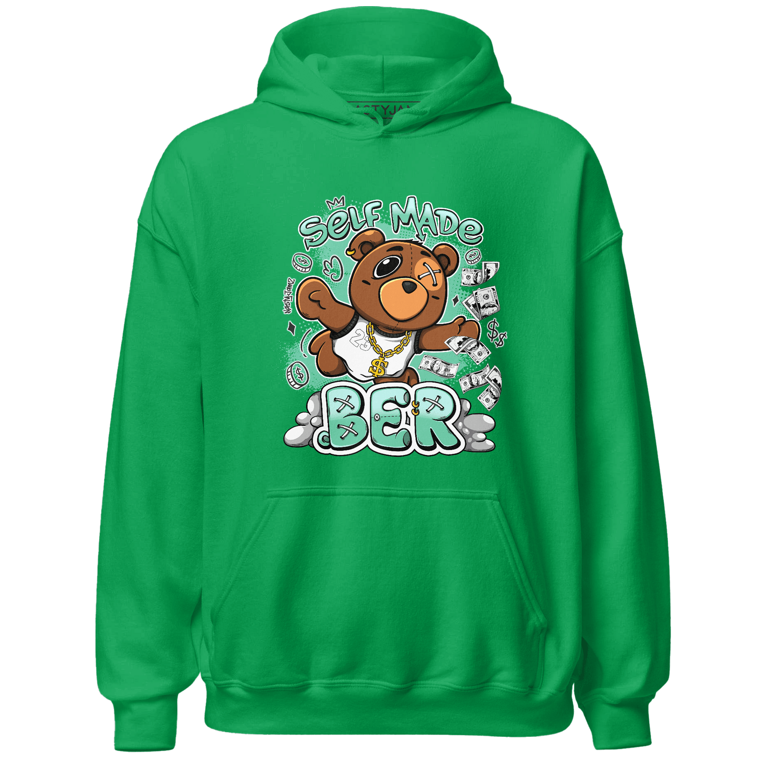 High OG Green Glow 1s Hoodie Match Self Made BER - NastyJamz