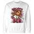High White Team Red 1s Sweatshirt Match Self Made BER - NastyJamz